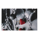 Strawberries & Leather Bondage | Mix & Match Soft Fun-Flirty Lovers’ Towels