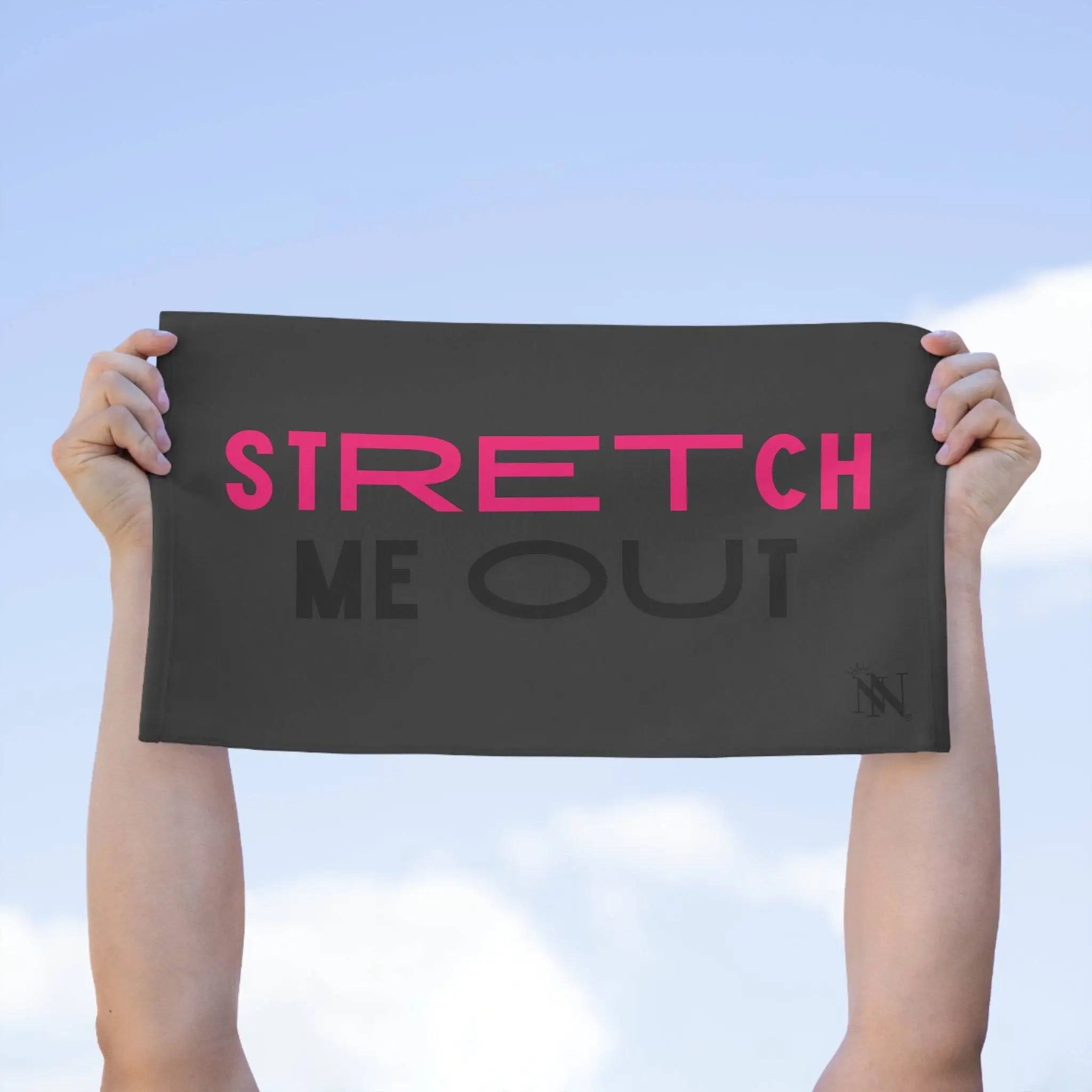 Stretch Me Out Grey Mix Match Soft Sex Towels | Flirty Lovers’ Gifts