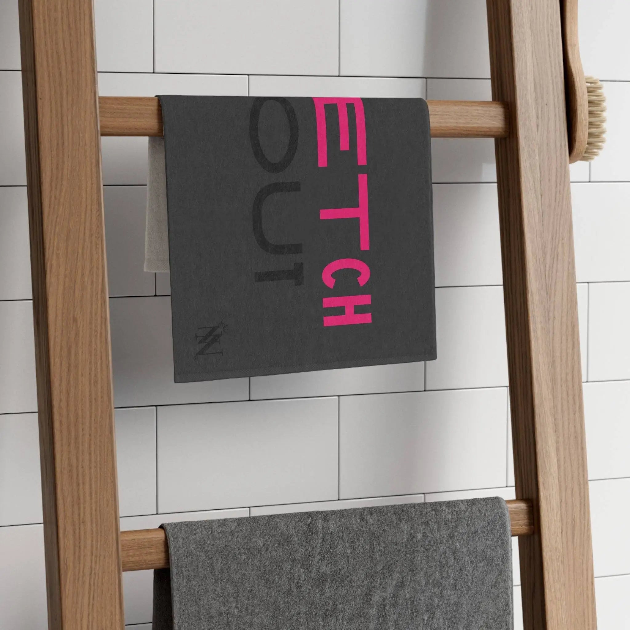 Stretch Me Out Grey Mix Match Soft Sex Towels | Flirty Lovers’ Gifts