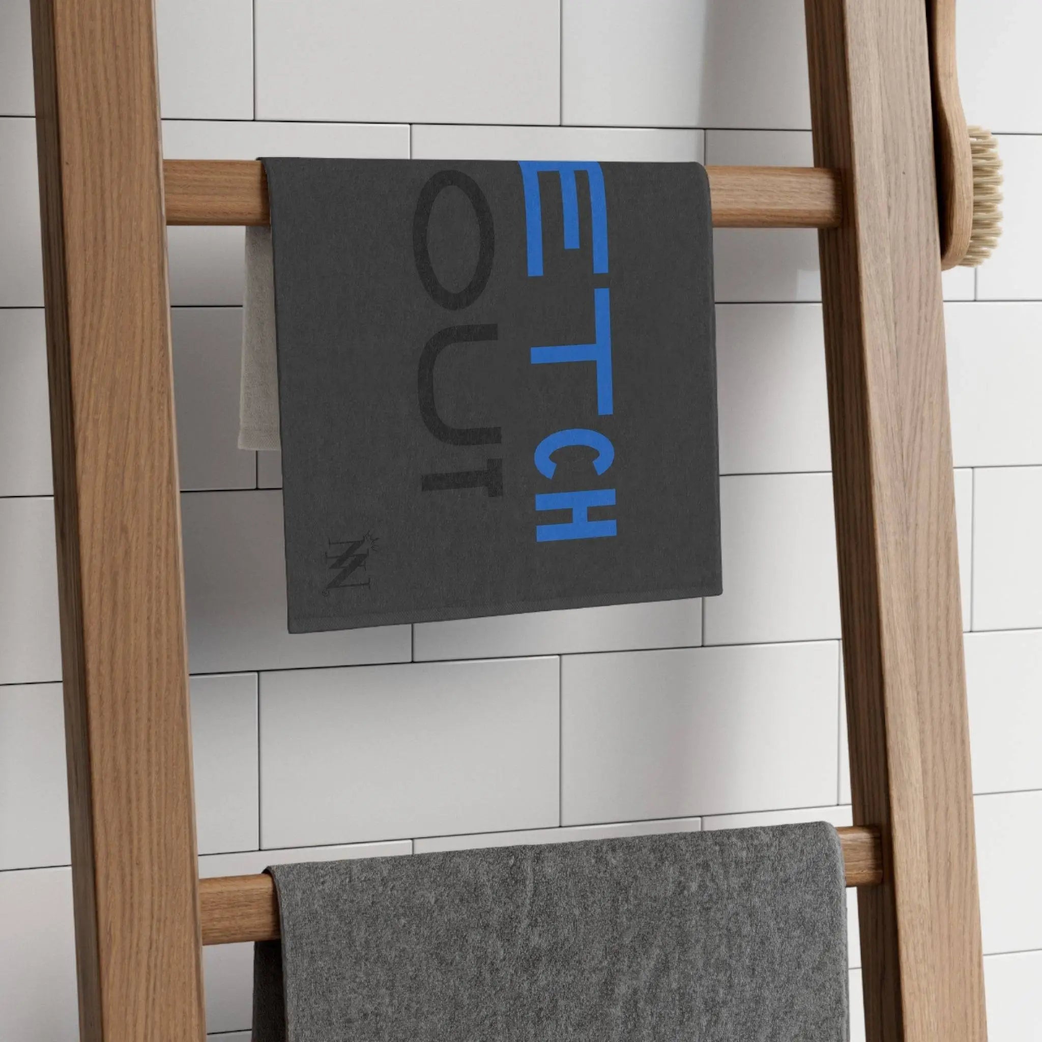 Stretch You Out Grey Mix Match Soft Sex Towels | Flirty Lovers’ Gifts