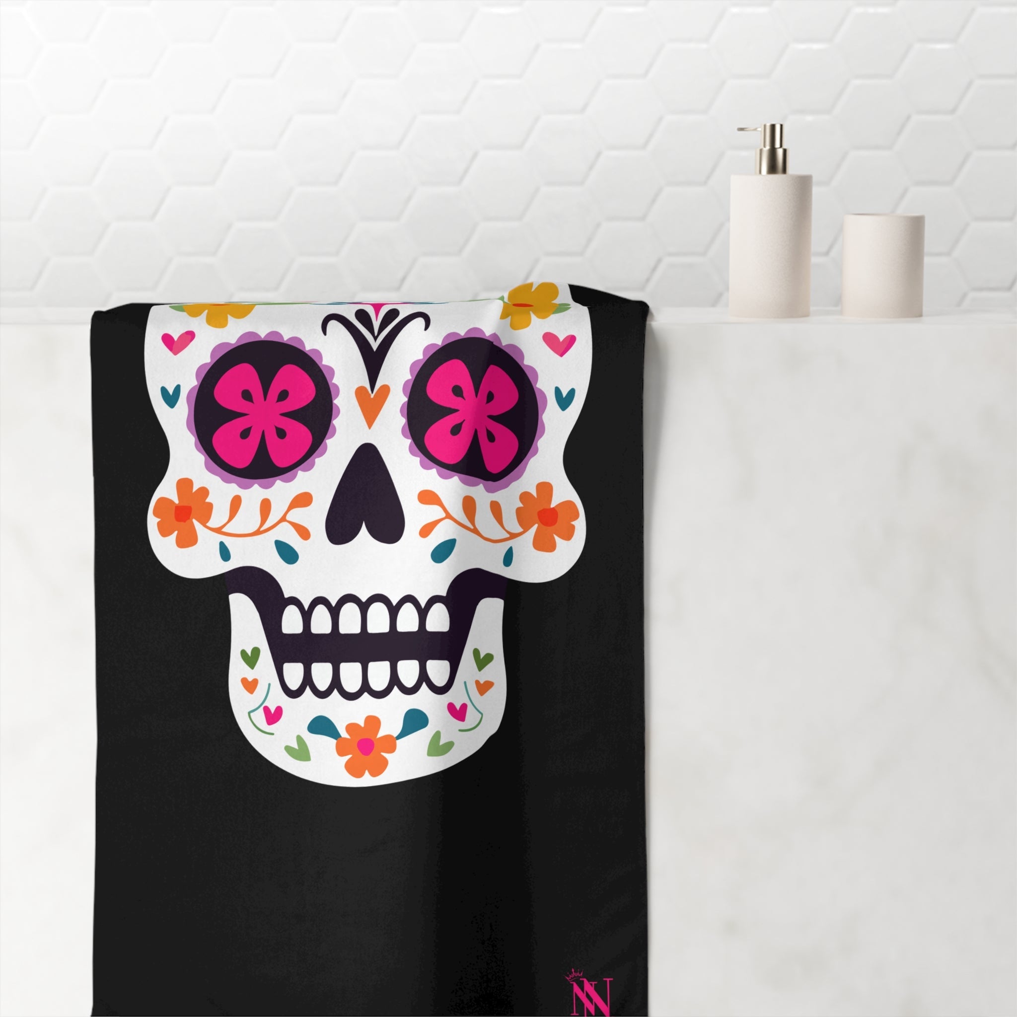 Sugar Skull Love | Mix & Match XL Fun-Flirty Lovers’ Towels