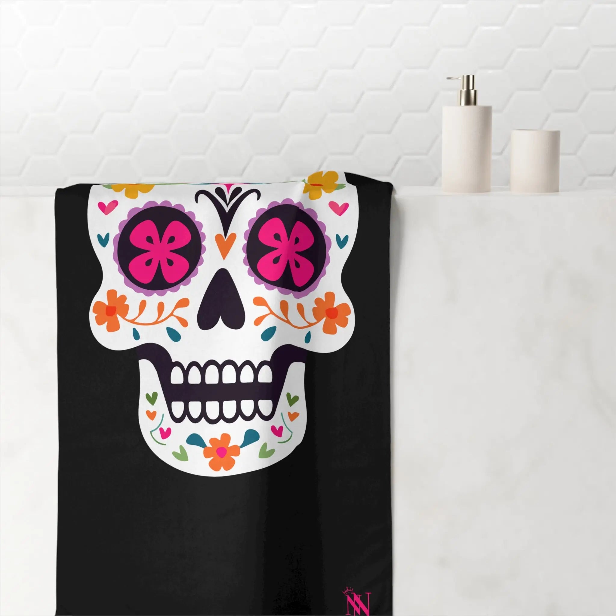 Sugar Skull Love | Mix & Match XL Fun-Flirty Lovers’ Towels