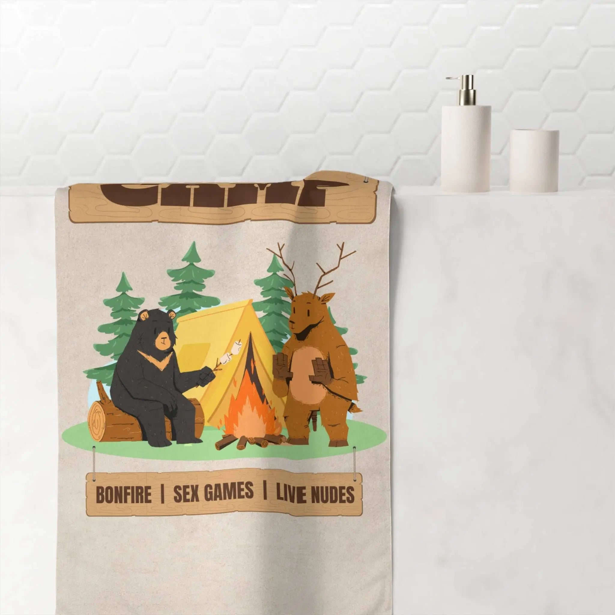 Summer Camp | Mix & Match Naughty XL Fun-Flirty Lovers’ Towels