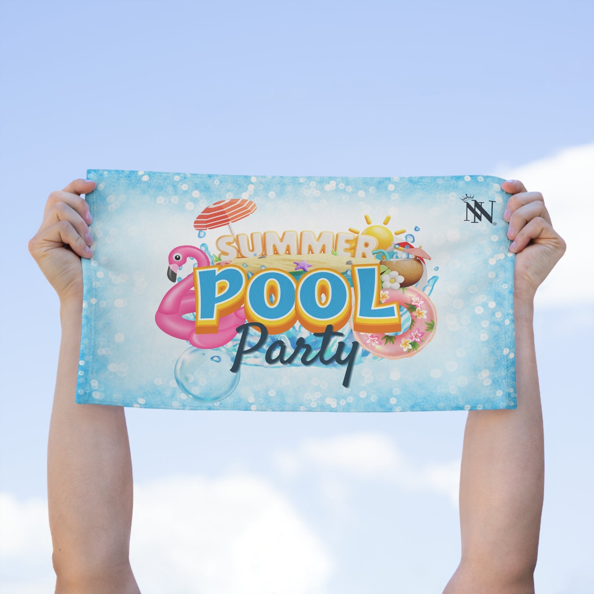 Summer Pool Party | Mix & Match Soft Fun-Flirty Lovers’ Towels