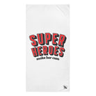 Super Heroes Make Her Cum | Mix & Match Naughty XL Fun-Flirty Lovers’ Towels