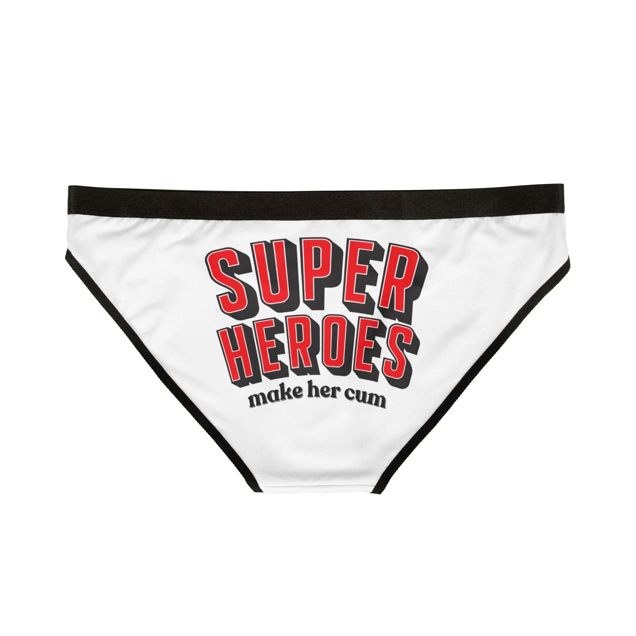 Super Heroes Make Her Cum | Mix & Match Women’s Fun-Flirty Lovers’ Panties