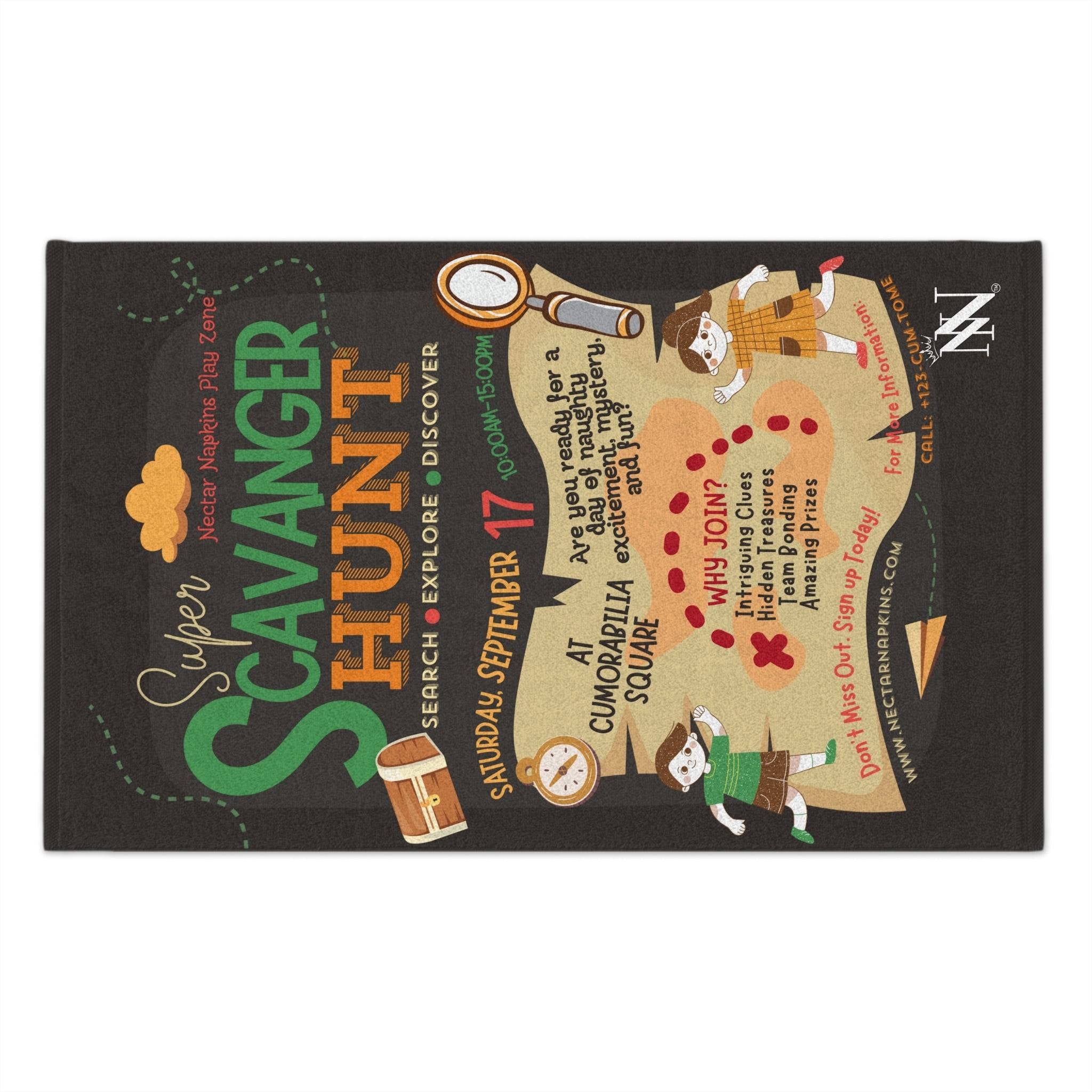 Super Scavenger Hunt | Mix & Match Soft Fun-Flirty Lovers’ Towels