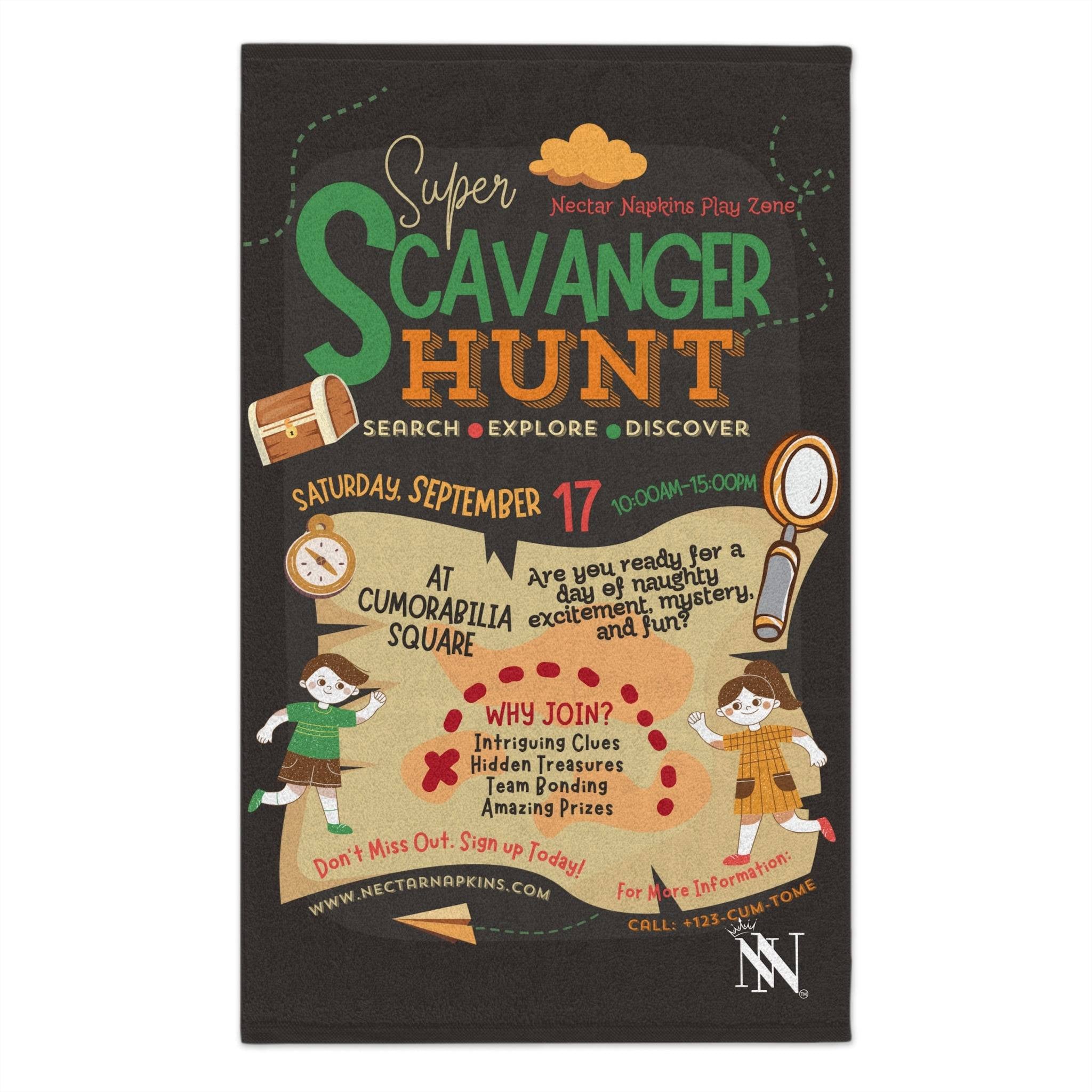 Super Scavenger Hunt | Mix & Match Soft Fun-Flirty Lovers’ Towels