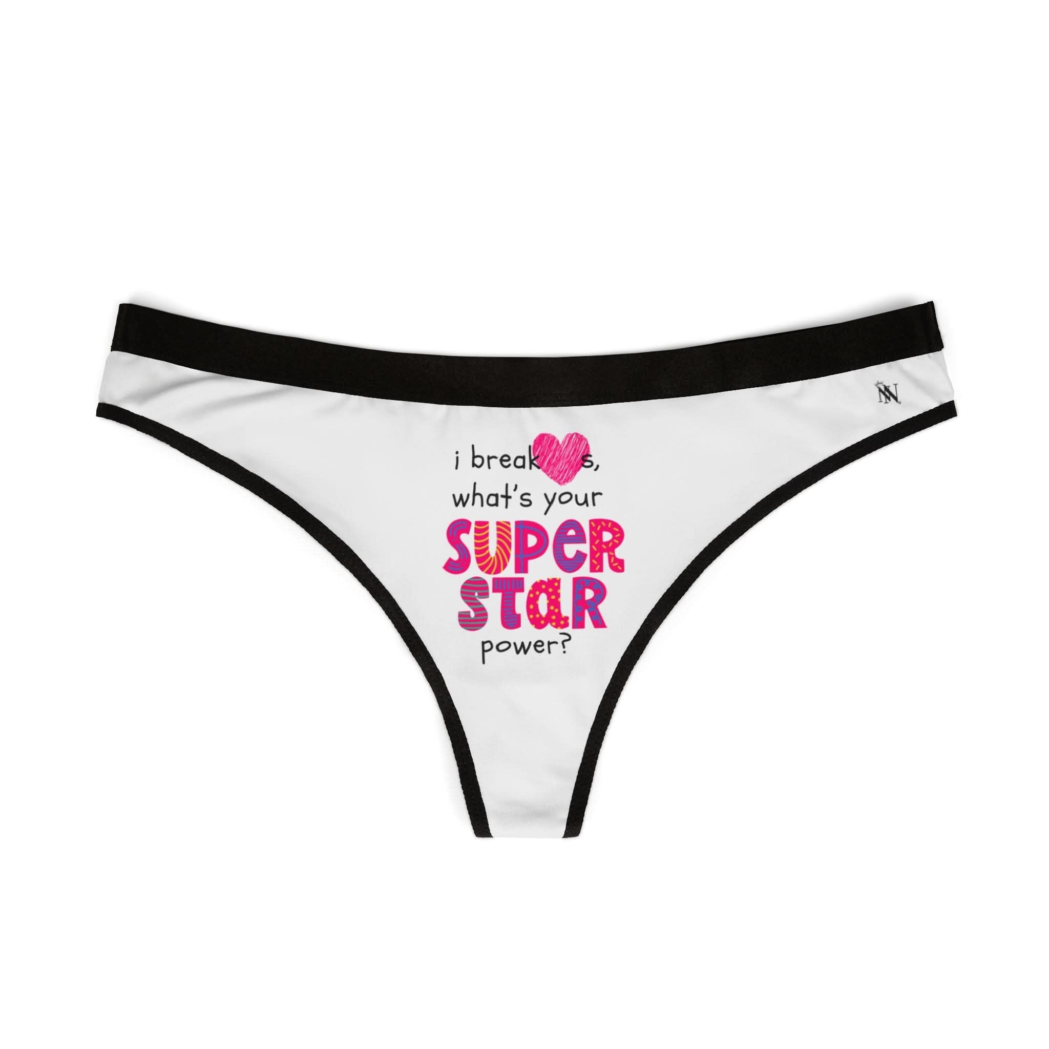 Super Star | Mix & Match Women’s Fun-Flirty Lovers’ Thongs