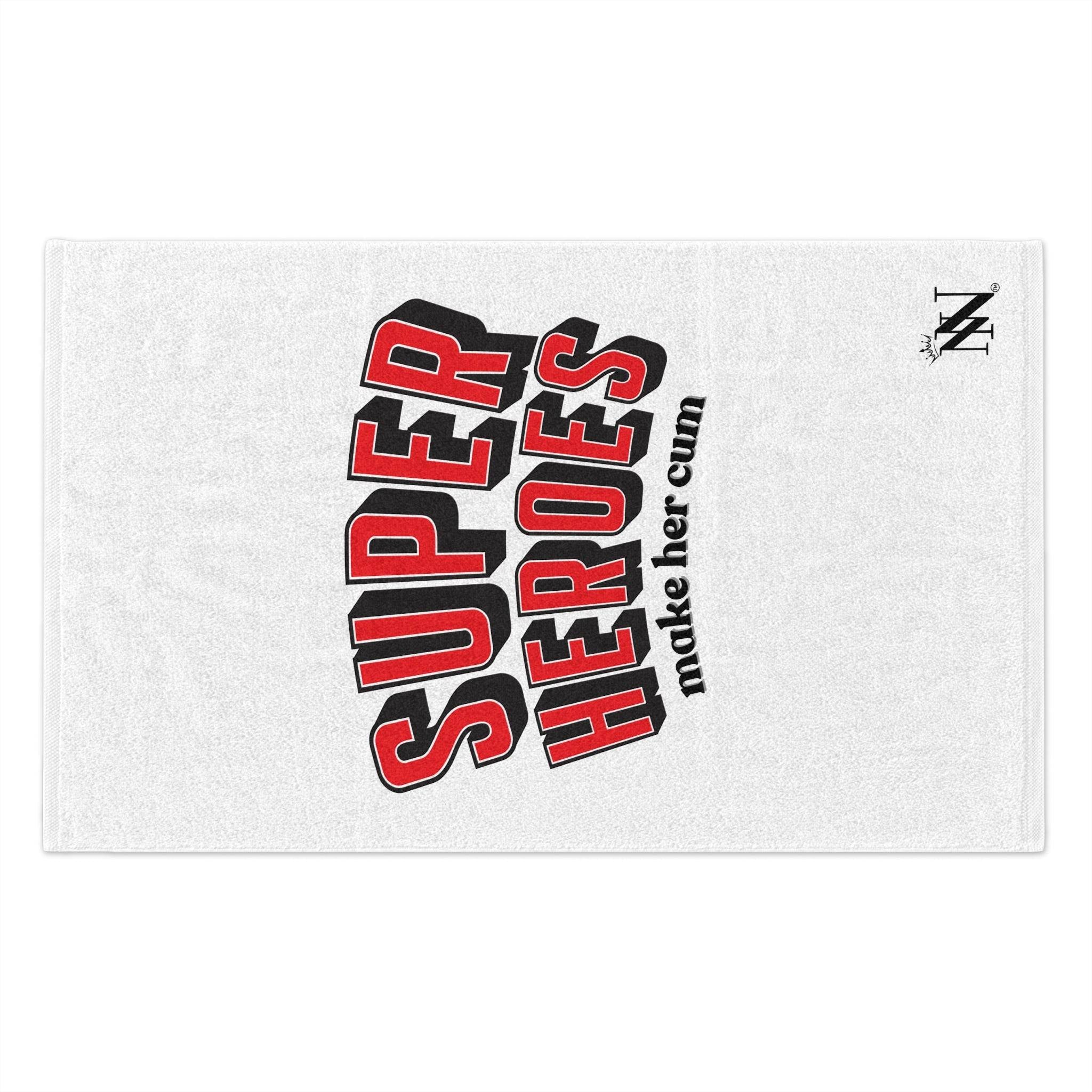 Superheroes Make Her Cum | Mix & Match Soft Fun-Flirty Lovers’ Towels