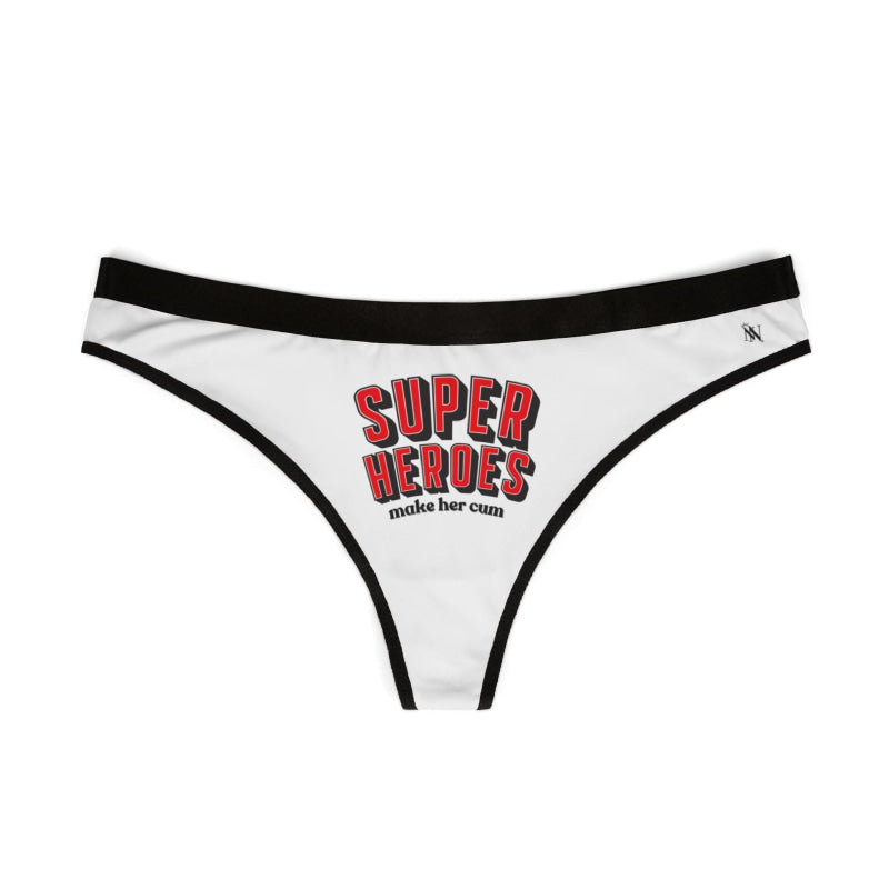 SuperHeroes Make Her Cum | Mix & Match Women’s Fun-Flirty Lovers’ Thongs