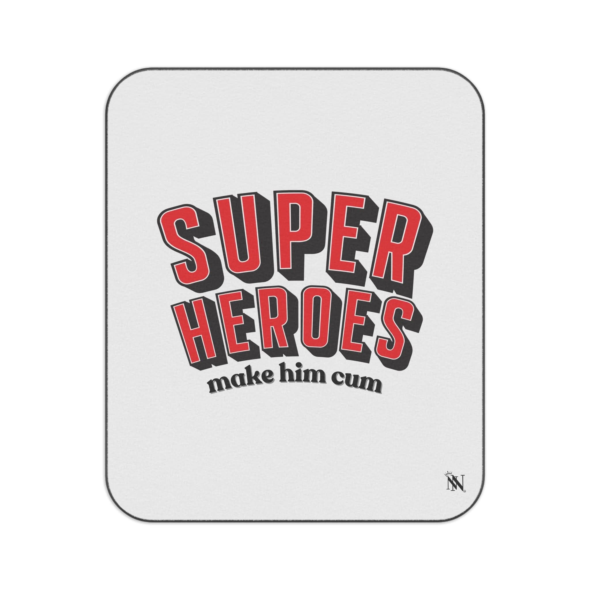 Superheroes Make Him Cum | Mix Match Fun-Flirty Lovers’ Water-Resistant Blankets
