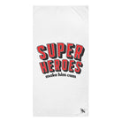 Superheroes Make Him Cum | Mix & Match Naughty XL Fun-Flirty Lovers’ Towels