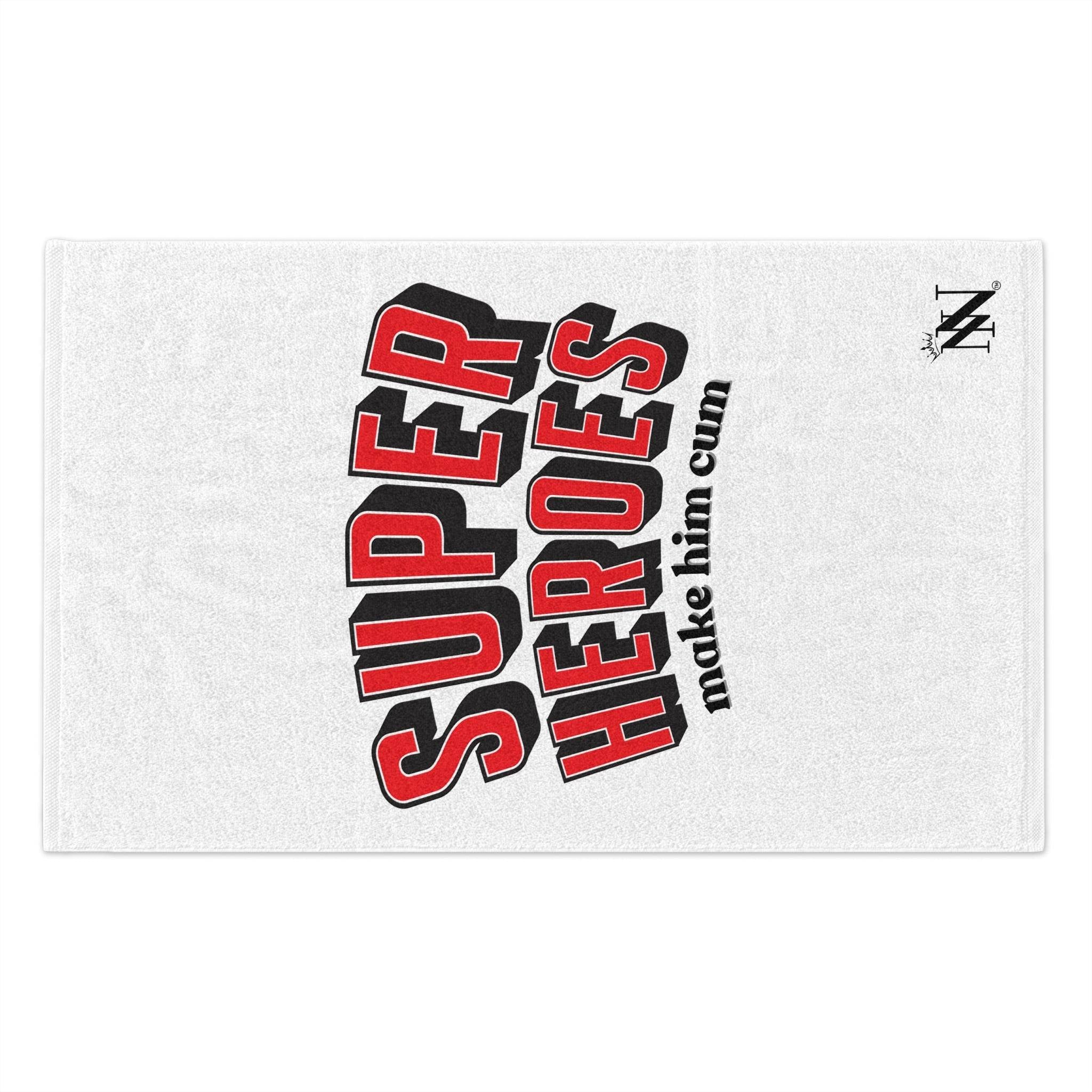 Superheroes Make Him Cum | Mix & Match Soft Fun-Flirty Lovers’ Towels