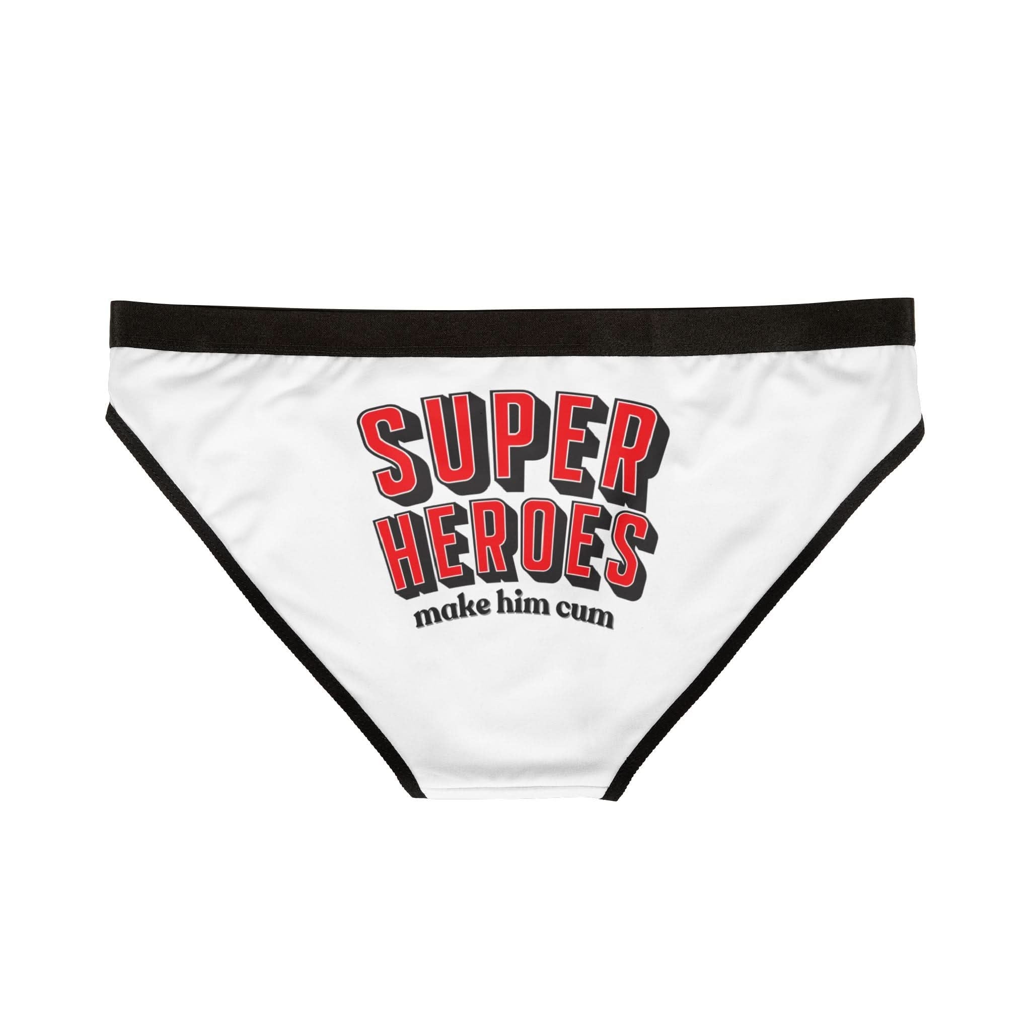 Superheroes Make Him Cum | Mix & Match Women’s Fun-Flirty Lovers’ Panties