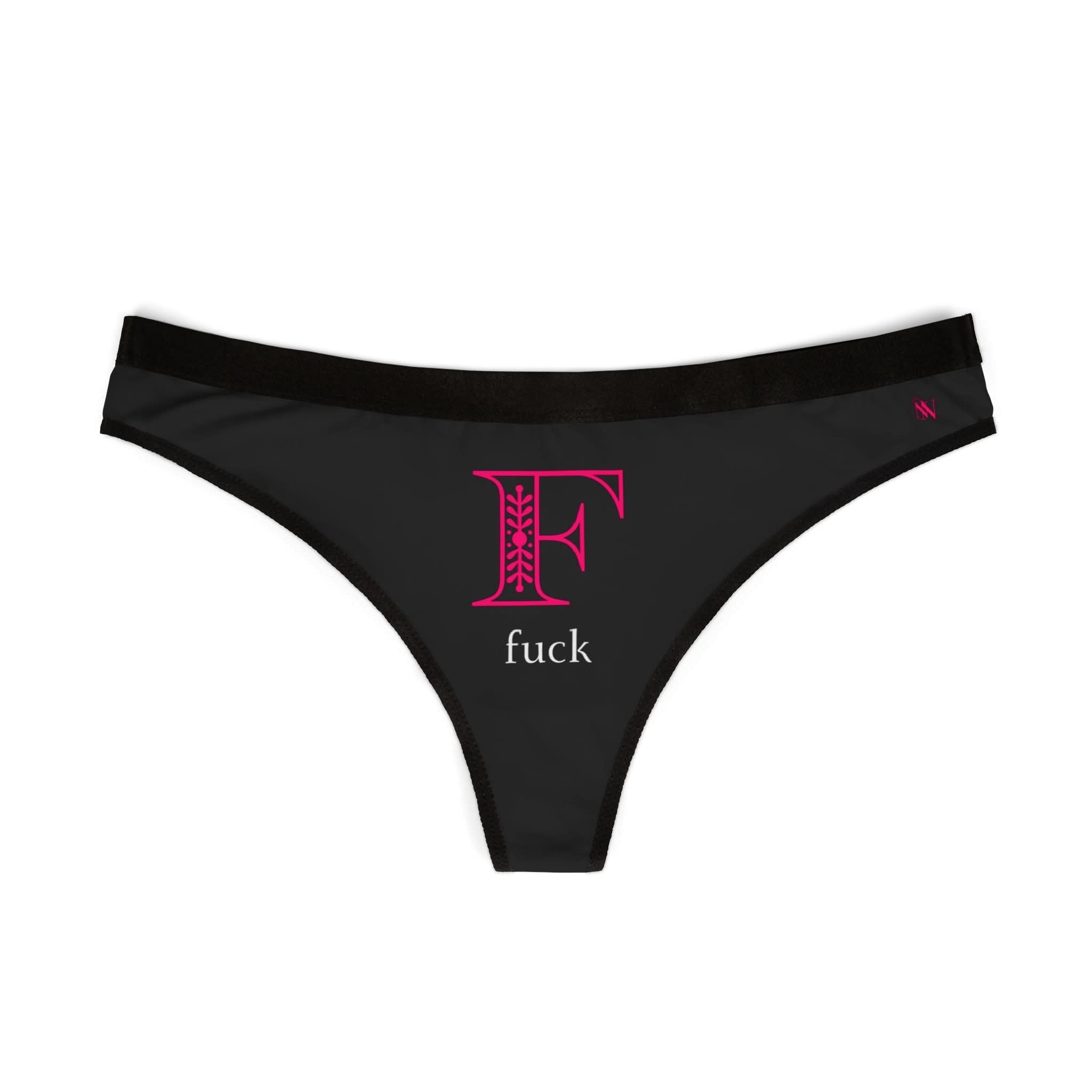 Surname Fuck | Mix & Match Women’s Fun-Flirty Lovers’ Thongs