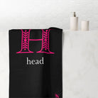 Surname Head | Mix & Match Naughty XL Fun-Flirty Lovers’ Towels