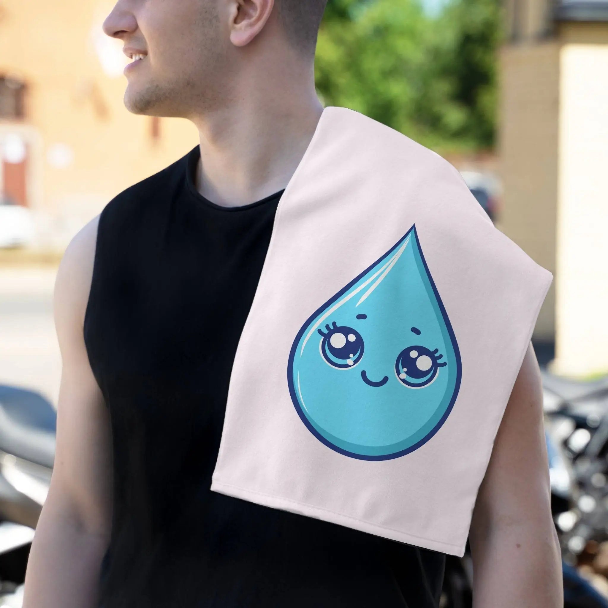 Sweet Rain Drop Soft Pink Mix & Match Soft Sex Towels | Naughty Lovers’ Gifts