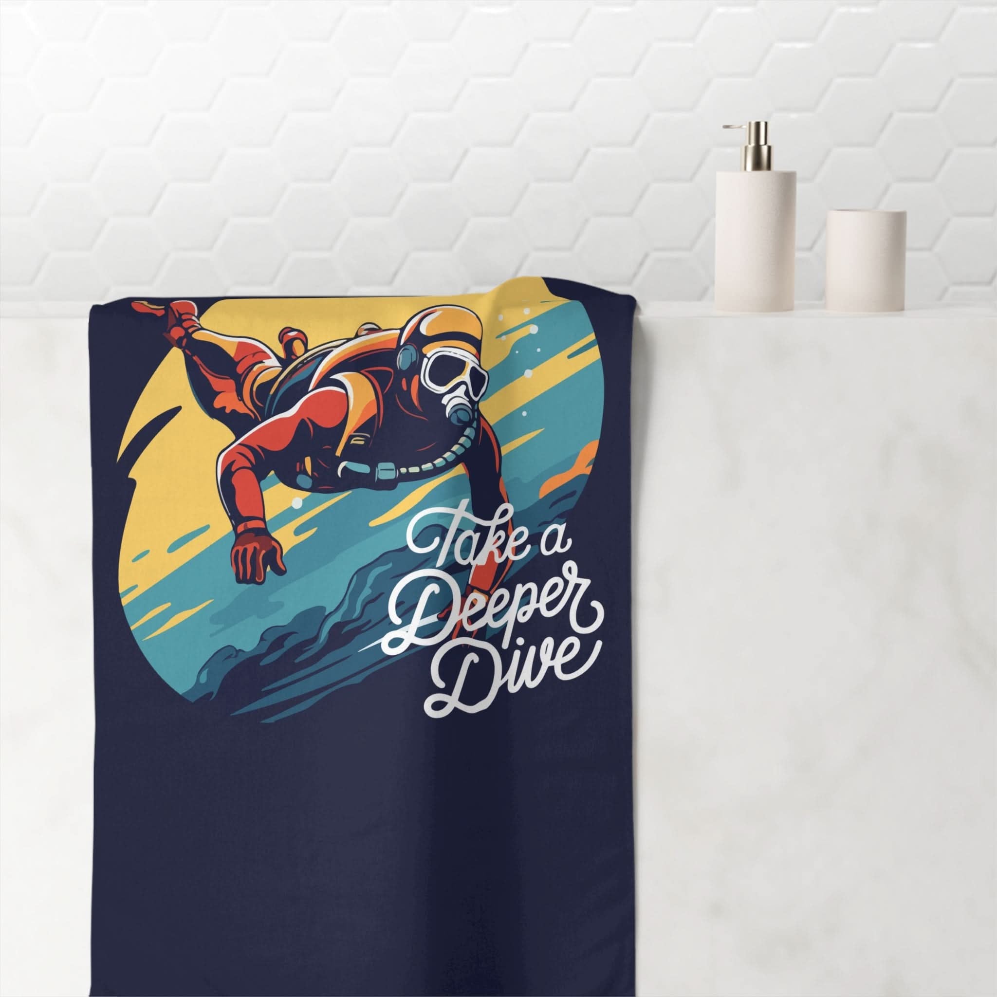 Take a Deeper Dive | Mix & Match Naughty XL Fun-Flirty Lovers’ Towels