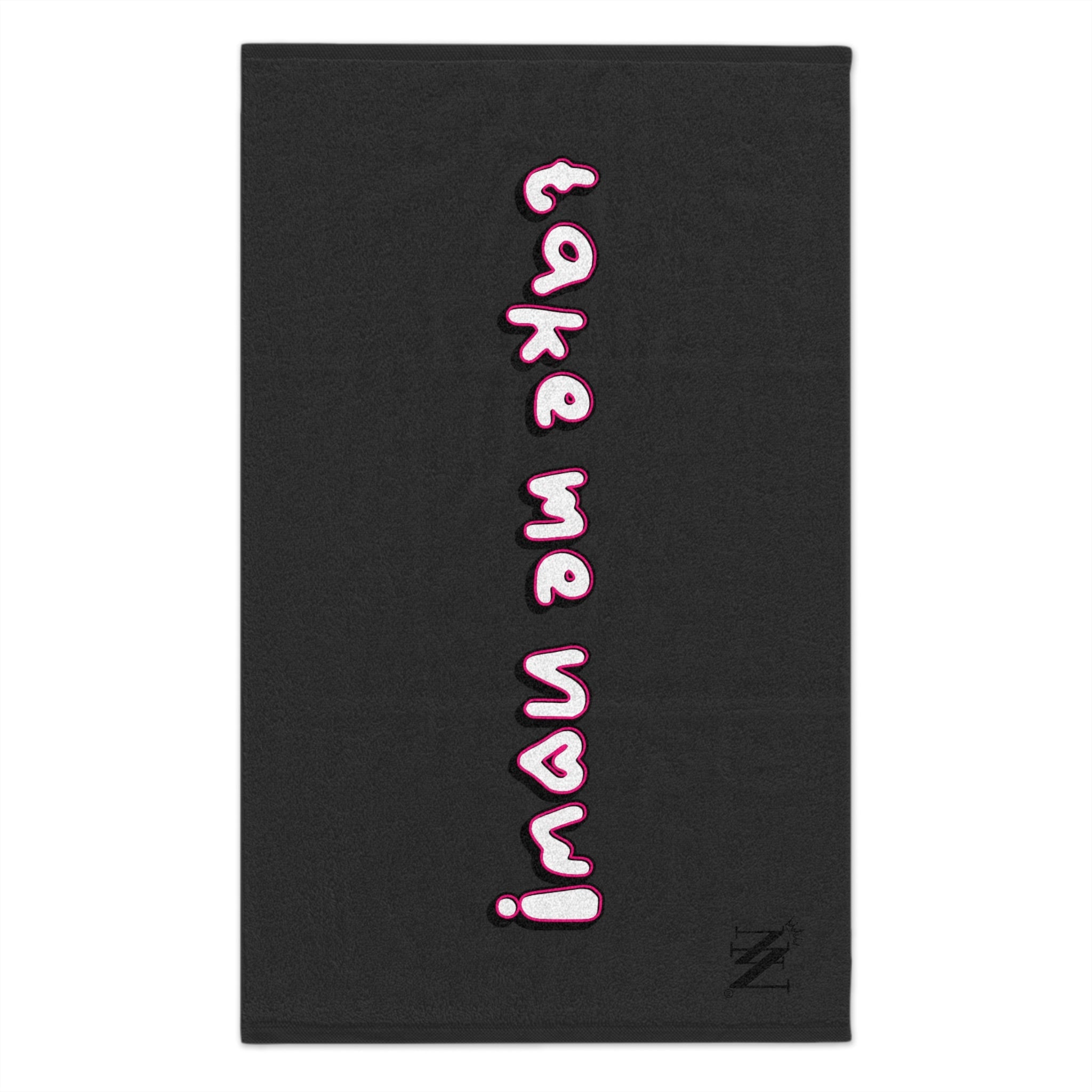 Take Me Now! Dark Grey | Mix & Match Soft Fun-Flirty Lovers’ Towels