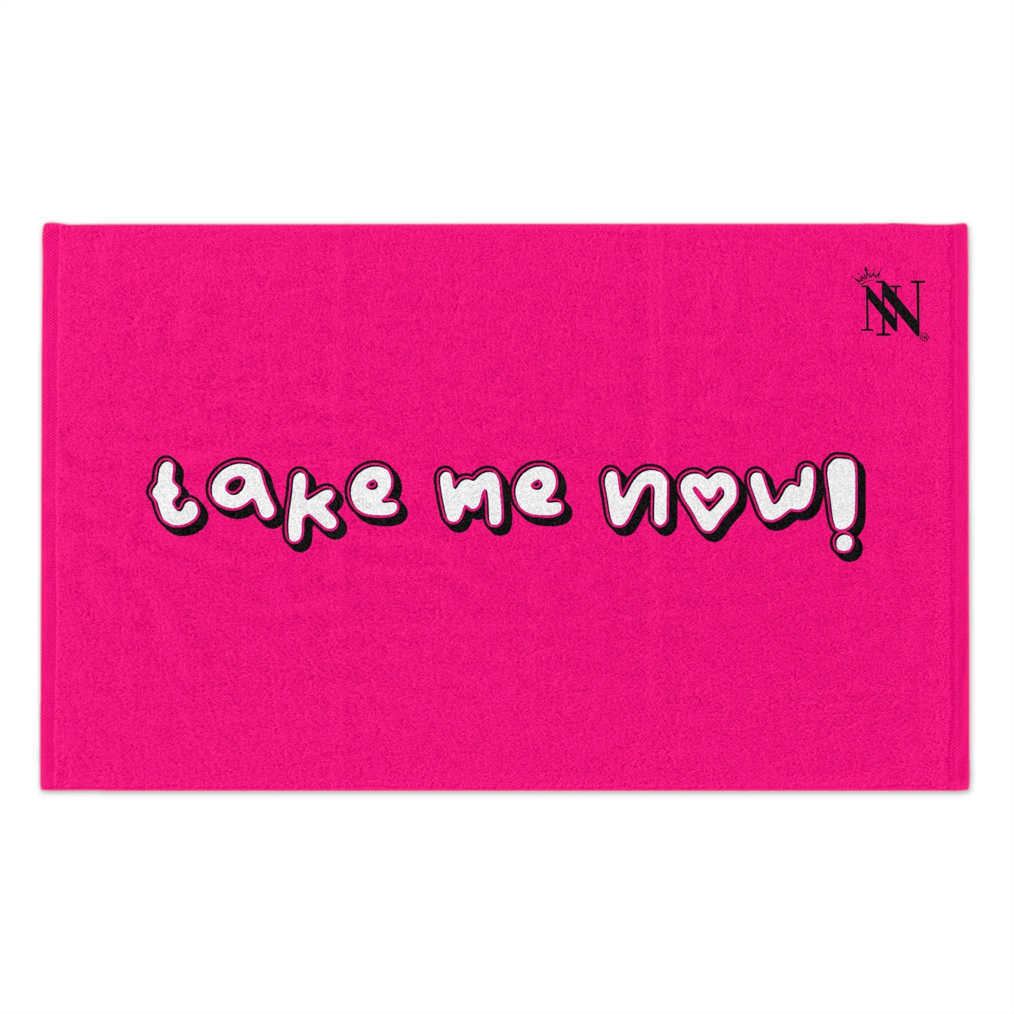 Take Me Now! Pink | Mix & Match Soft Fun-Flirty Lovers’ Towels
