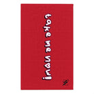Take Me Now! Red | Mix & Match Soft Fun-Flirty Lovers’ Towels
