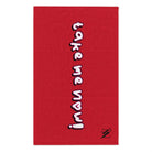Take Me Now! Red | Mix & Match Soft Fun-Flirty Lovers’ Towels