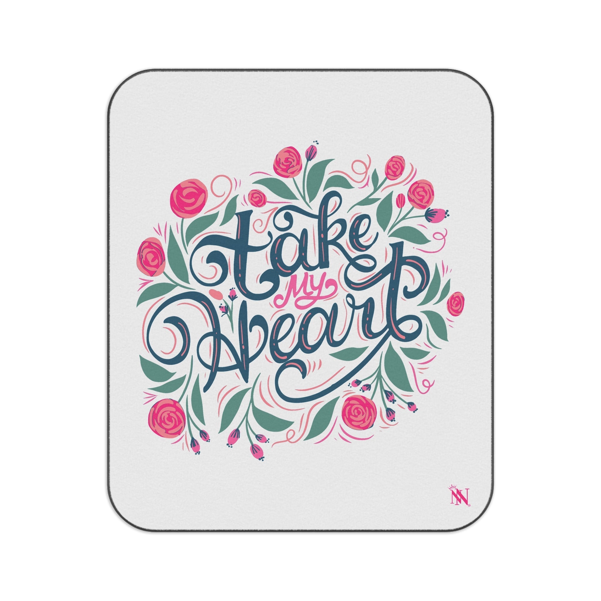 Take My Heart Floral | Mix Match Fun-Flirty Lovers’ Water-Resistant Blankets