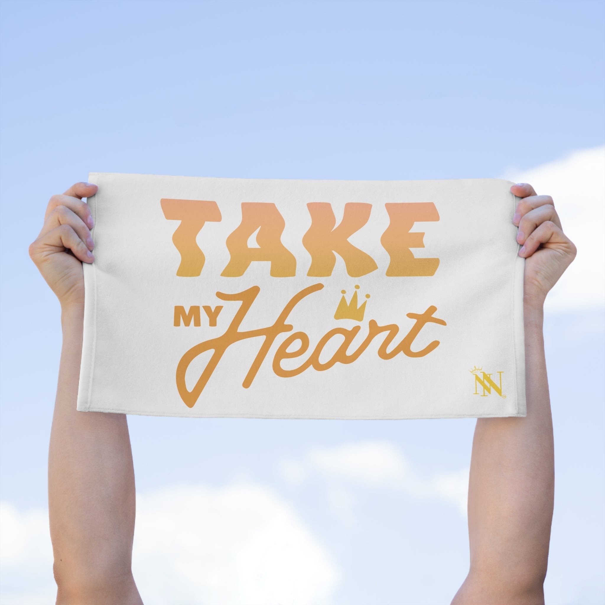 Take My Royal Heart | Mix & Match Soft Fun-Flirty Lovers’ Towels