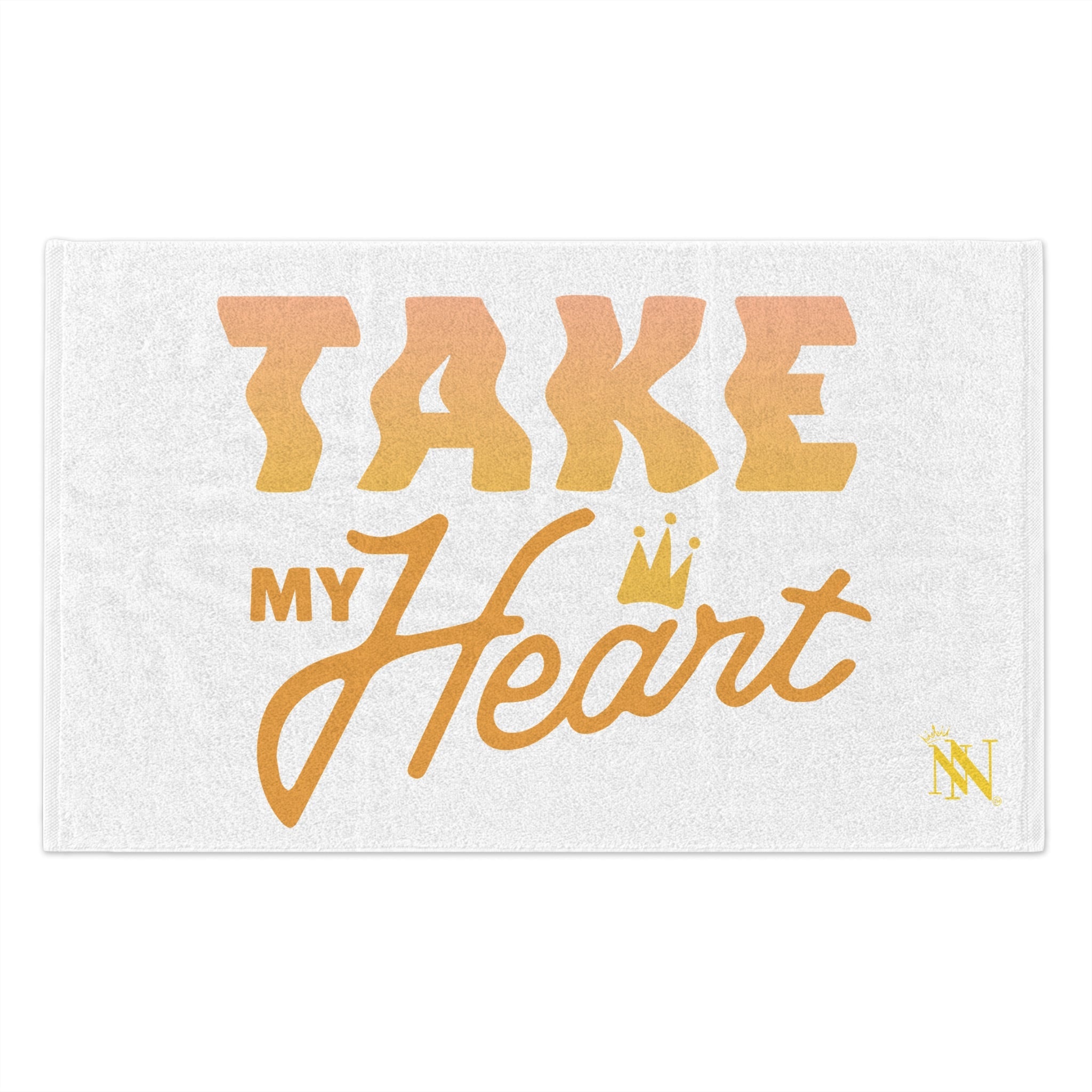 Take My Royal Heart | Mix & Match Soft Fun-Flirty Lovers’ Towels