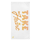 Take My Royal Heart | Mix & Match XL Fun-Flirty Lovers’ Towels