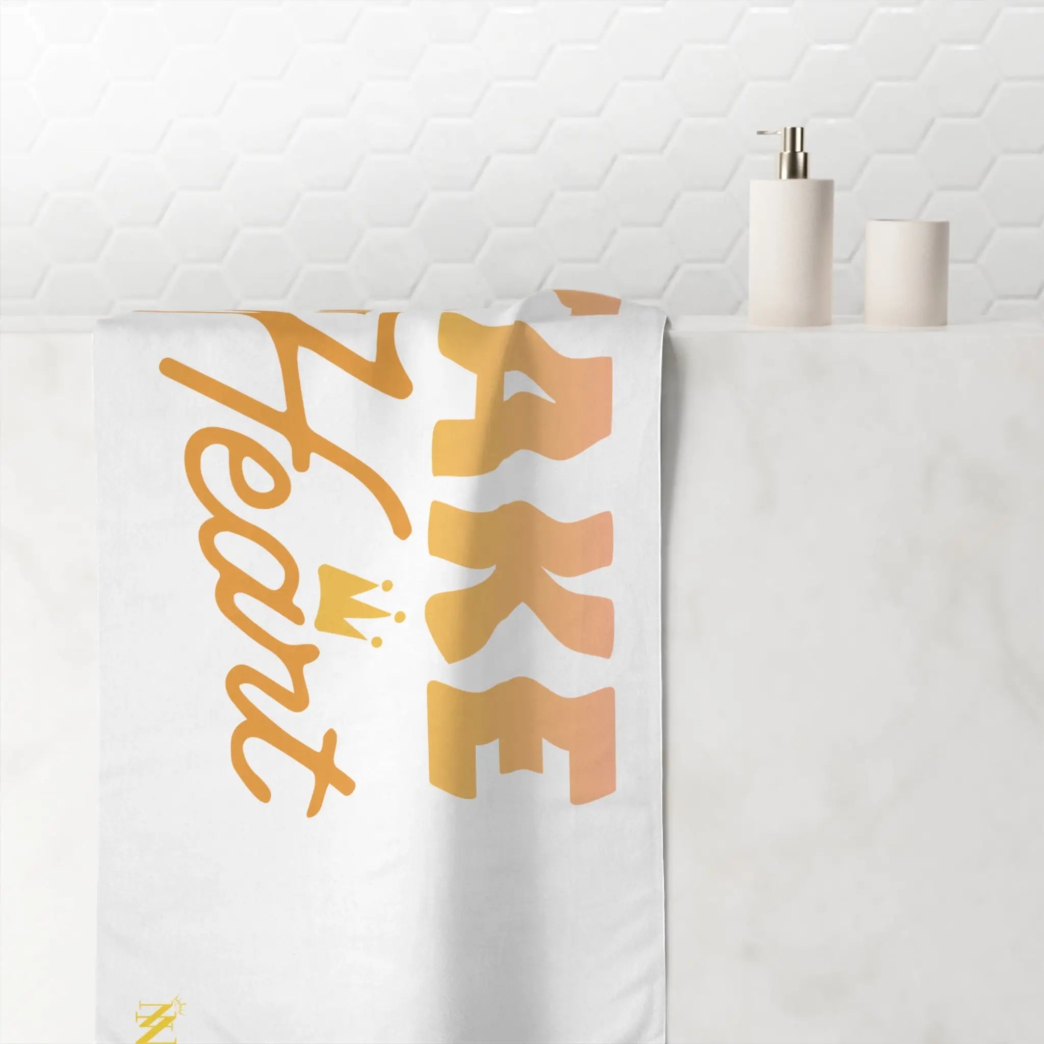 Take My Royal Heart | Mix & Match XL Fun-Flirty Lovers’ Towels