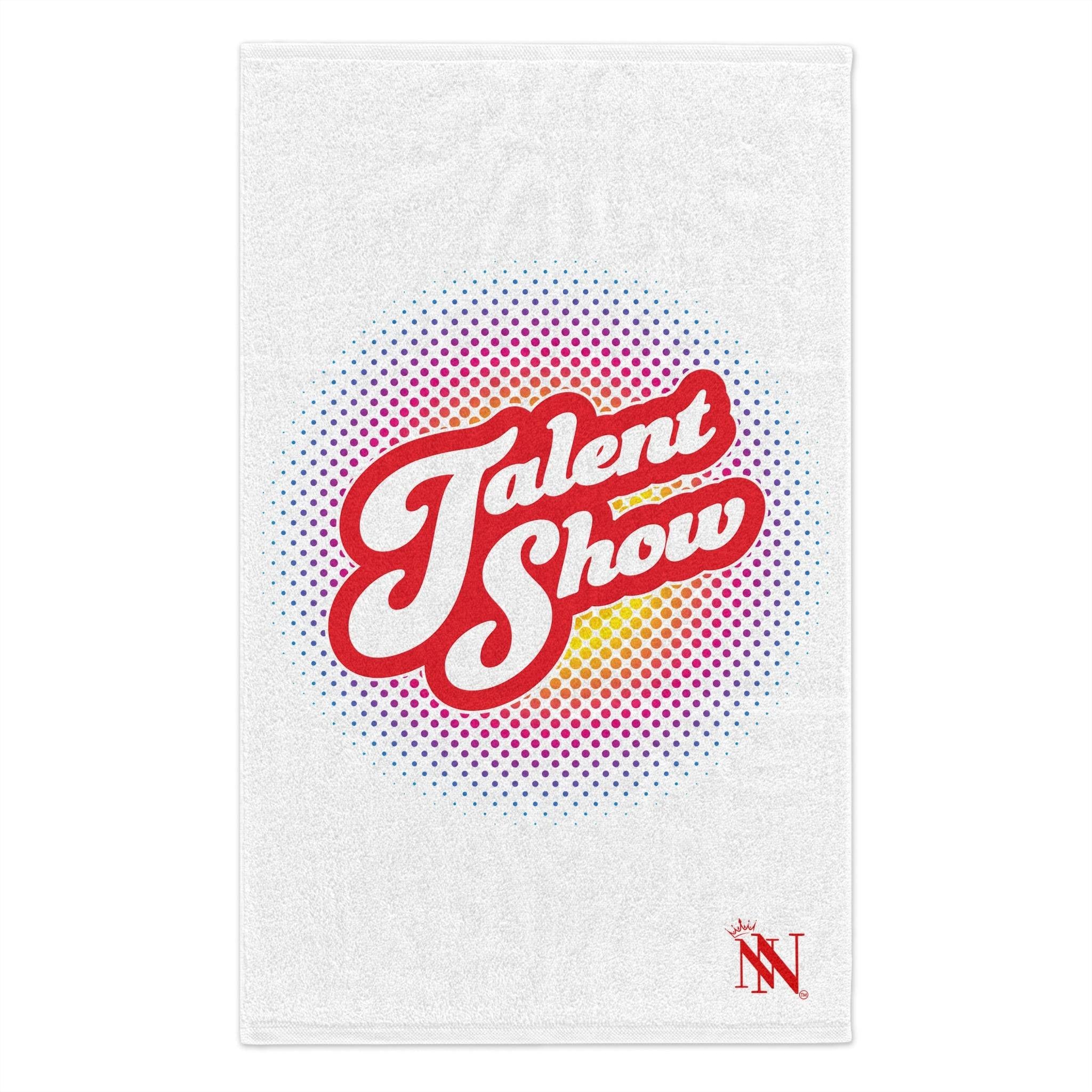 Talent Show White | Mix & Match Soft Fun-Flirty Lovers’ Towels