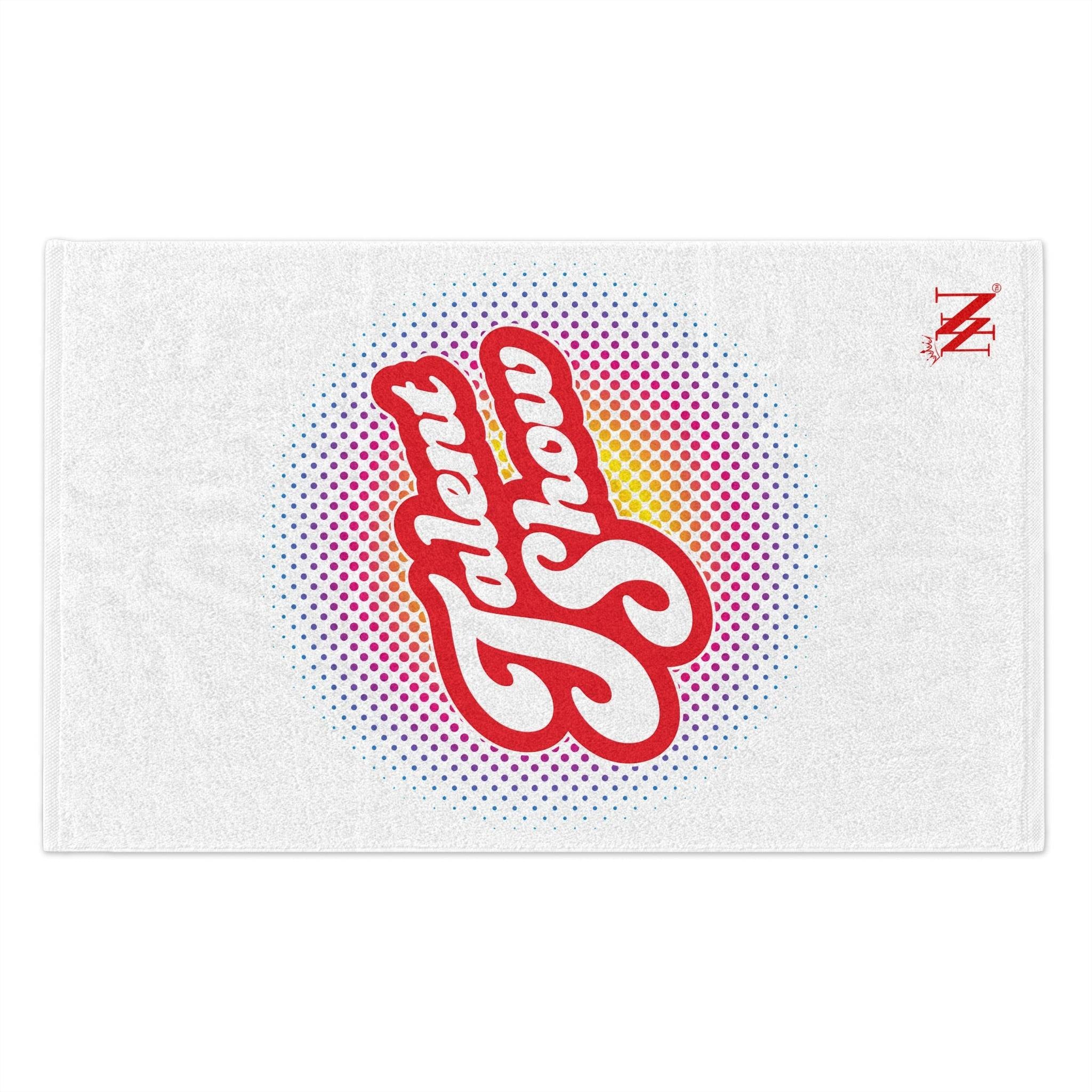 Talent Show White | Mix & Match Soft Fun-Flirty Lovers’ Towels