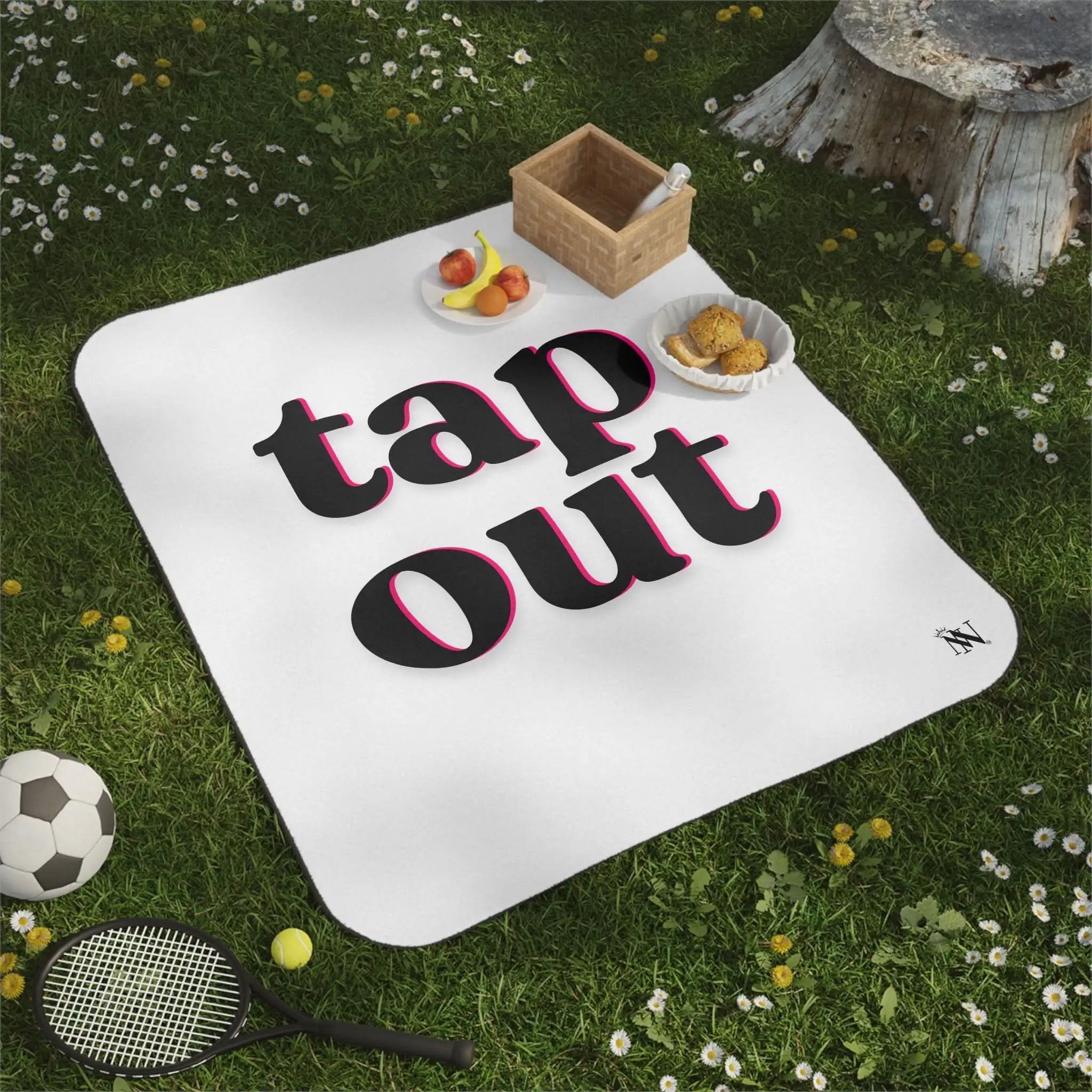 Tap Out | Mix Match Fun-Flirty Lovers’ Water-Resistant Blankets