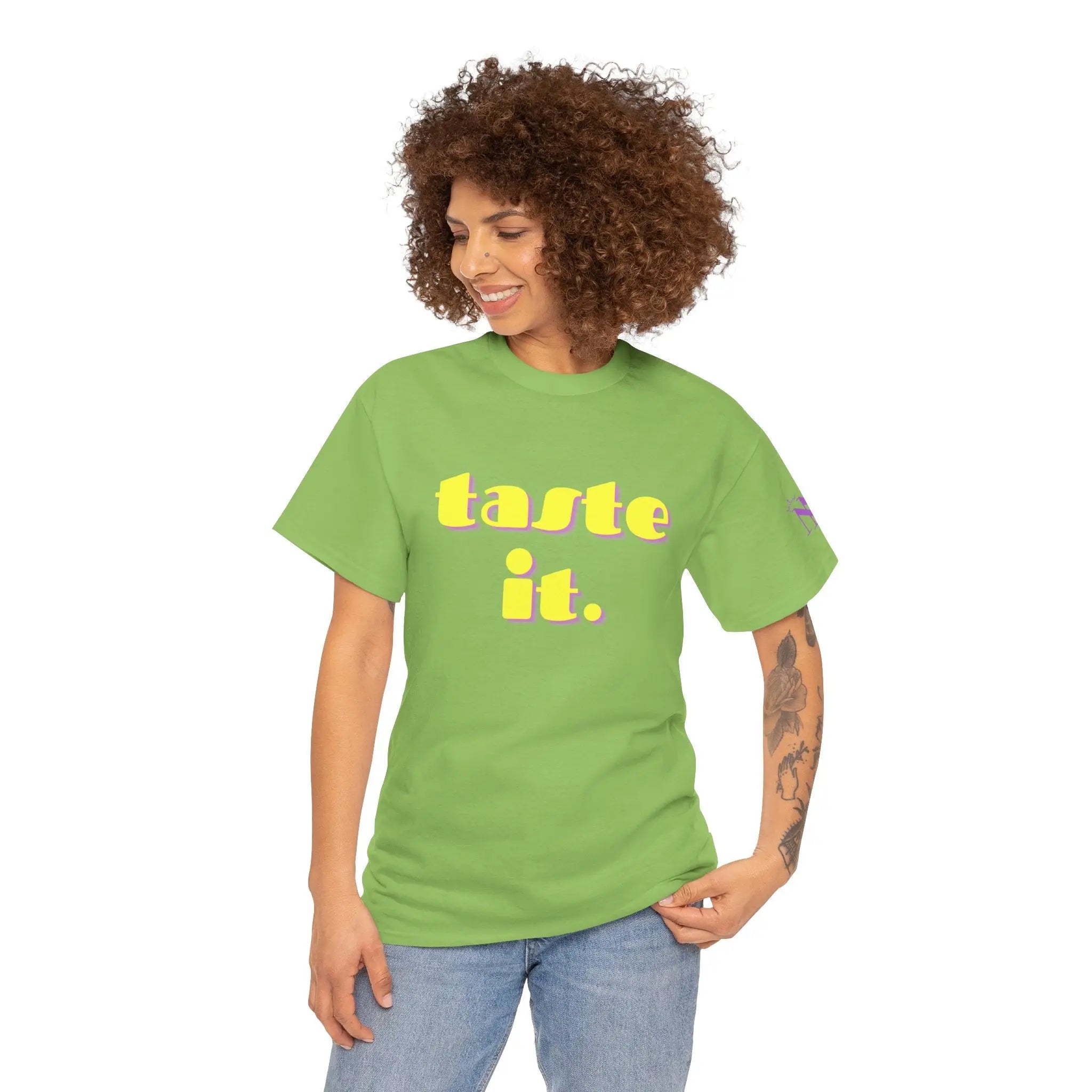 taste it. | Mix & Match 100% Cotton Unisex Fun-Flirty Lovers’ Tees