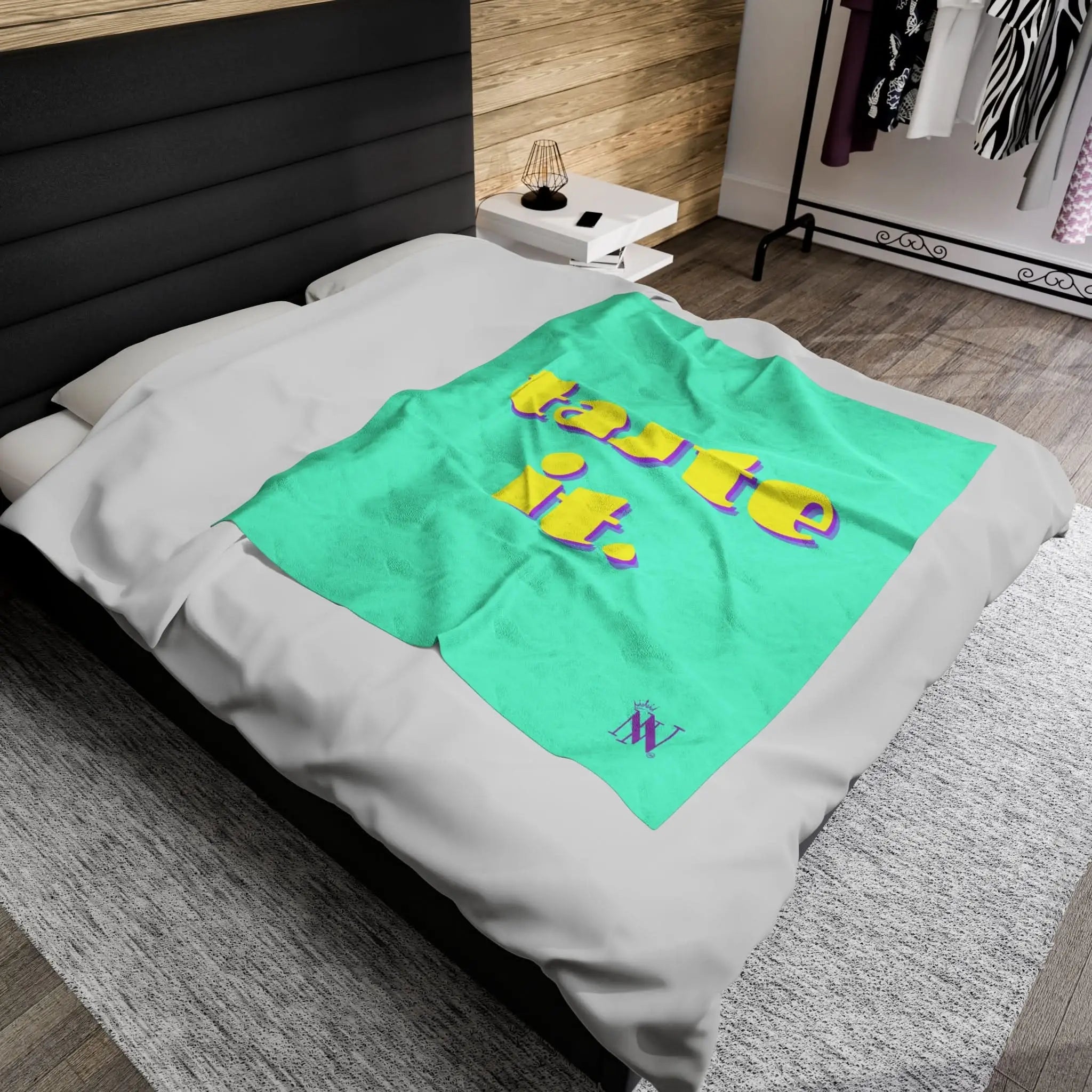 taste it. | Mix & Match Fun-Flirty Lovers’ Blankets
