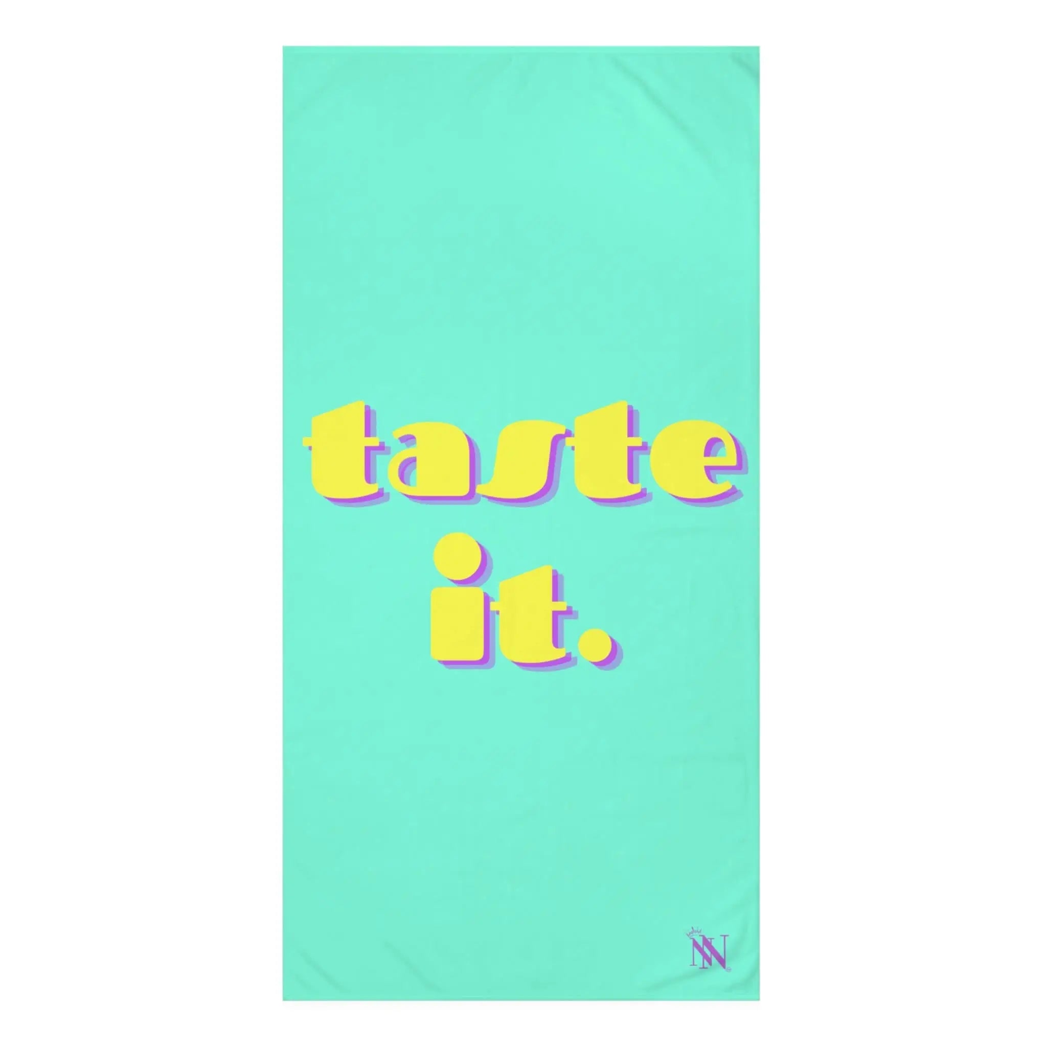 taste it. | Mix & Match Naughty XL Fun-Flirty Lovers’ Towels