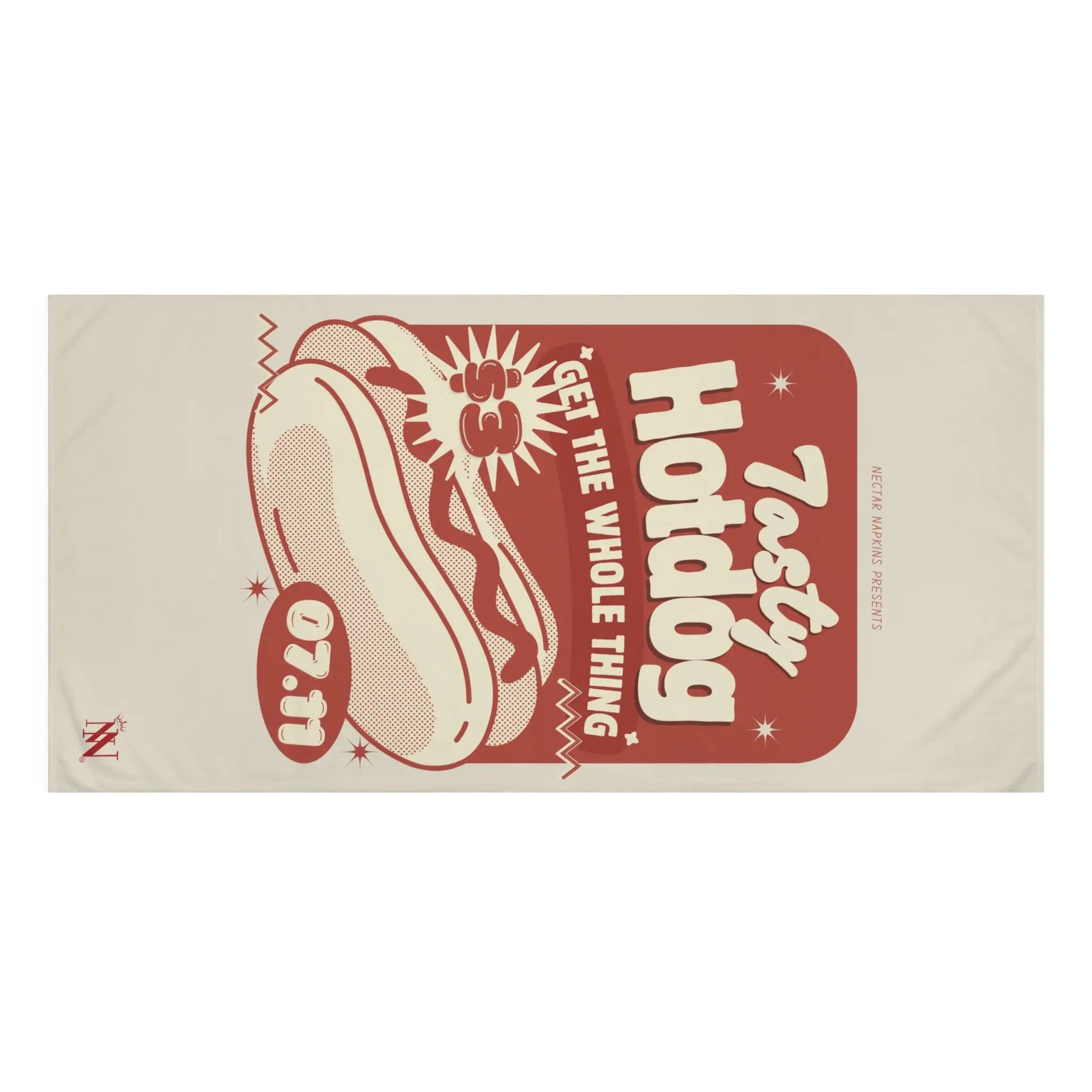Tasty Hotdog | Mix & Match XL Fun-Flirty Lovers’ Towels