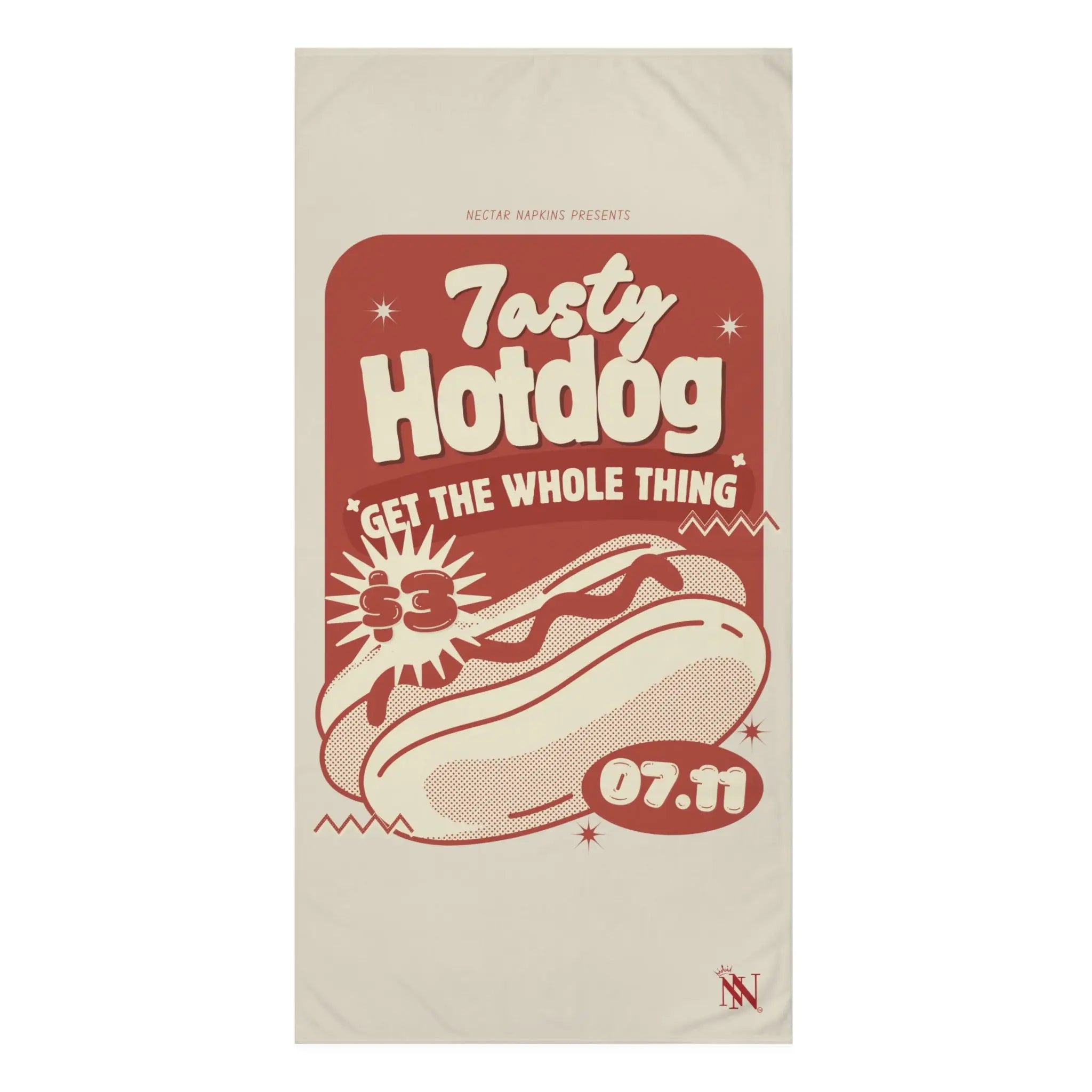 Tasty Hotdog | Mix & Match XL Fun-Flirty Lovers’ Towels