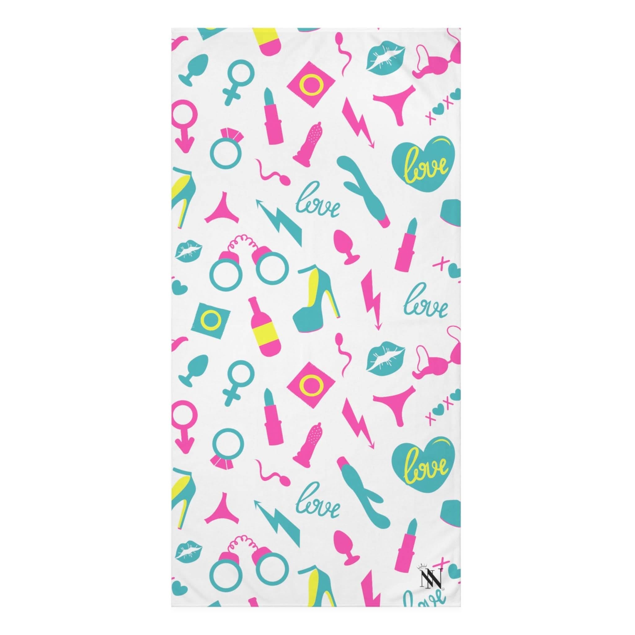 Teal Sex Toys | Mix & Match Naughty XL Fun-Flirty Lovers’ Towels