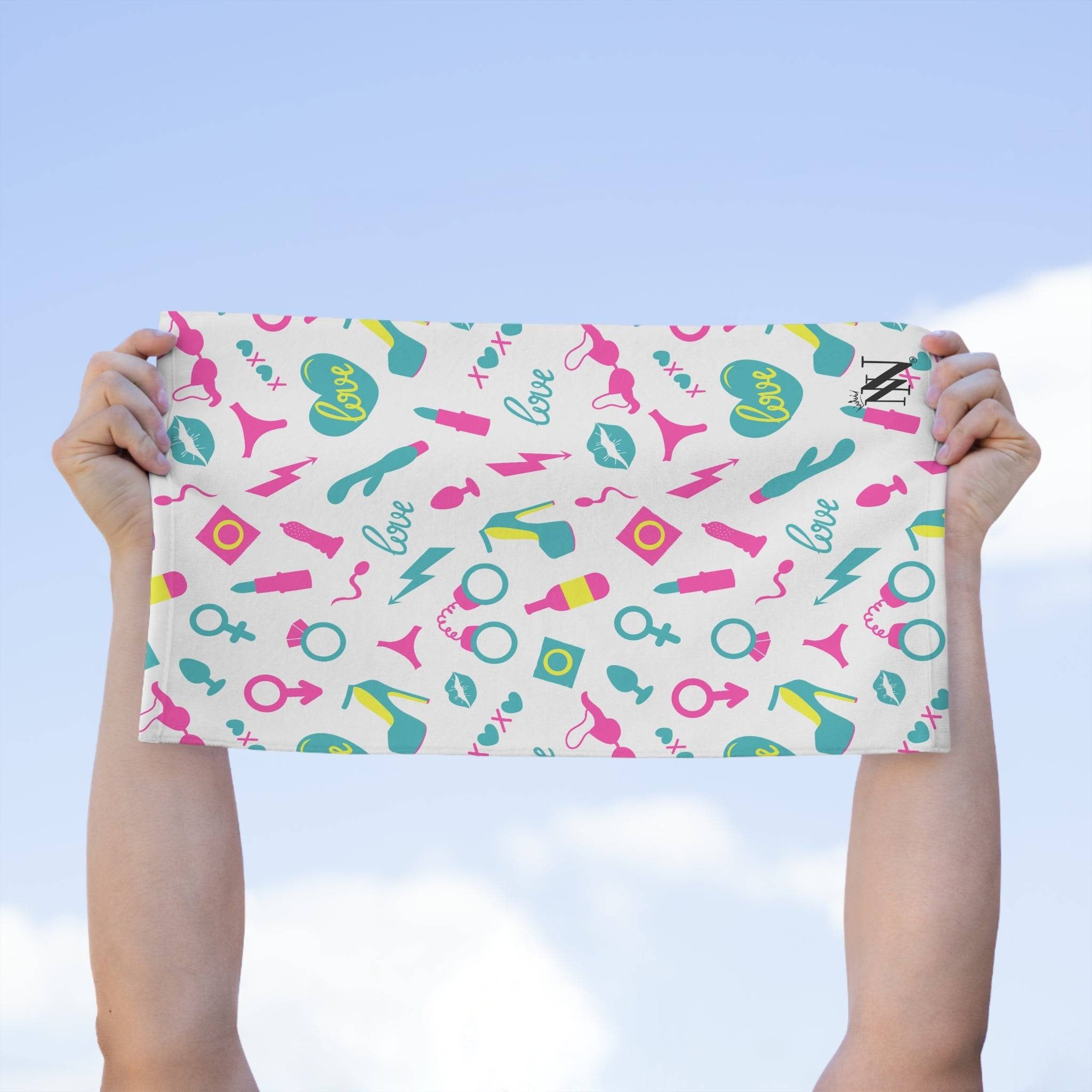 Teal Sex Toys | Mix & Match Soft Fun-Flirty Lovers’ Towels