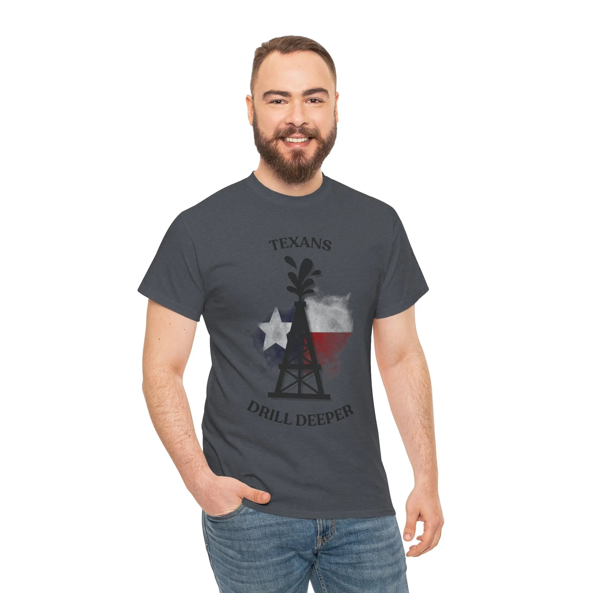 Texans Drill Deeper | Mix & Match 100% Cotton Unisex Fun-Flirty Lovers’ Tees