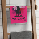 Texans Drill Deeper Pink Mix & Match Soft Sex Towels | Flirty Lovers’ Gifts
