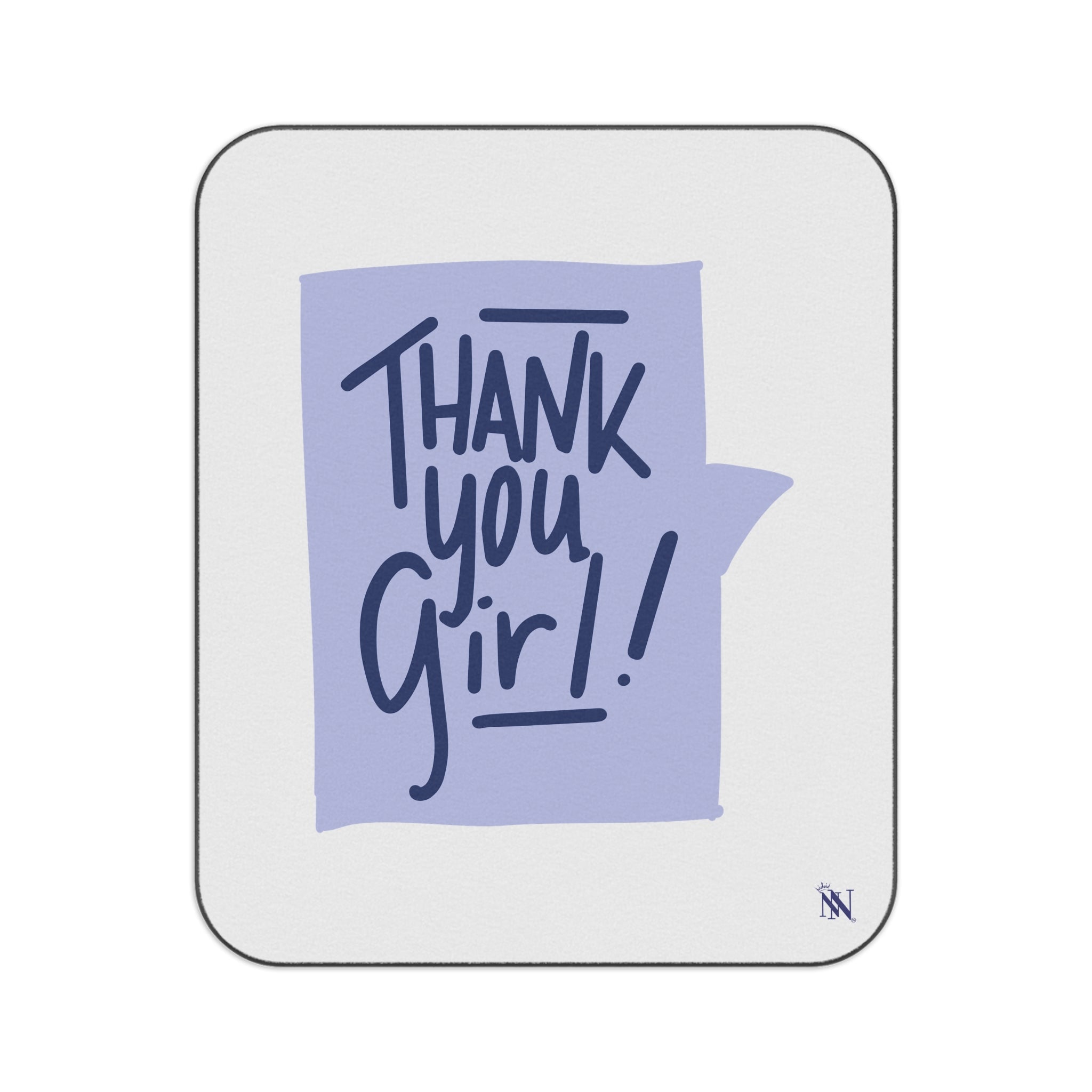 Thank You Girl! | Mix Match Fun-Flirty Lovers’ Water-Resistant Blankets