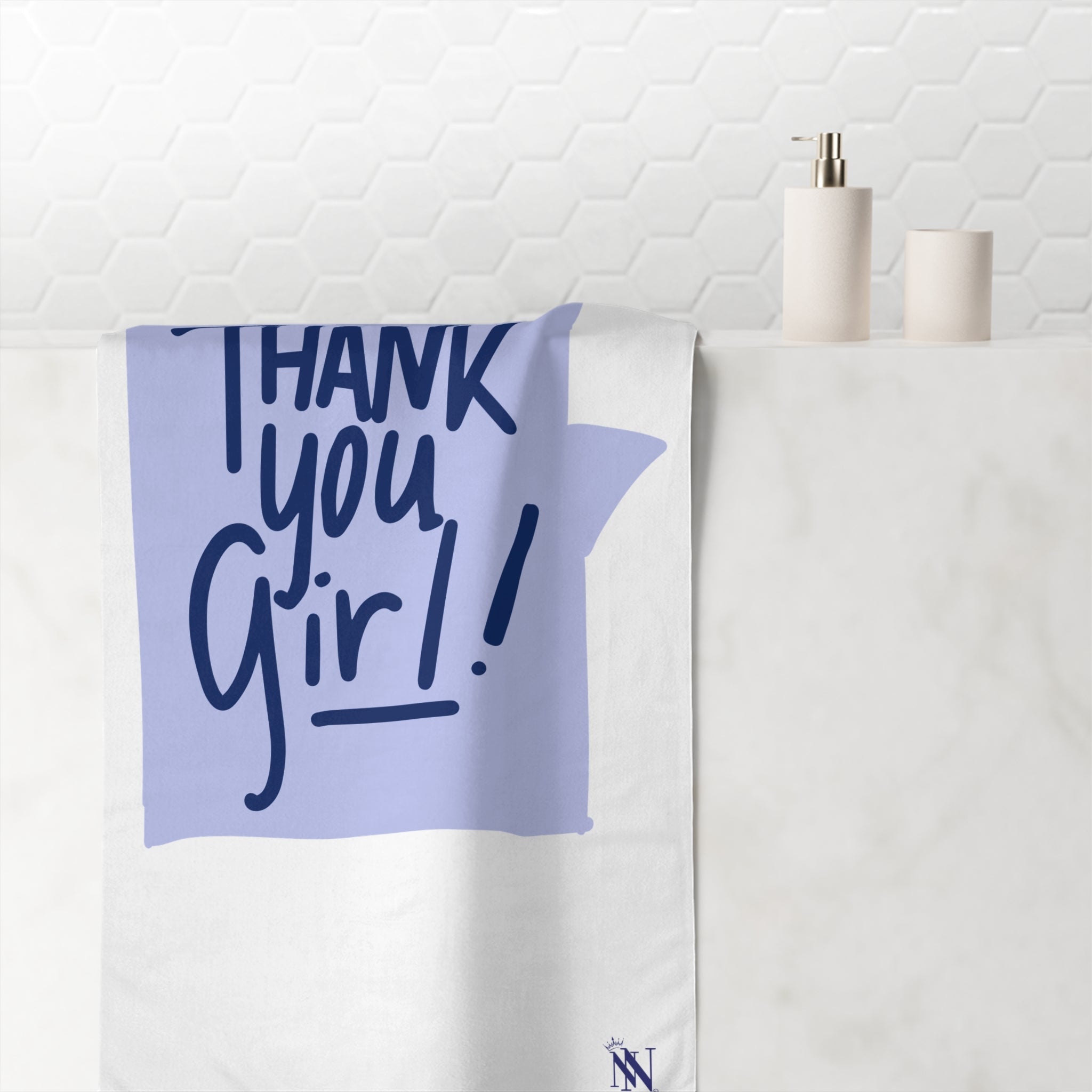 Thank You Girl! | Mix & Match XL Fun-Flirty Lovers’ Towels