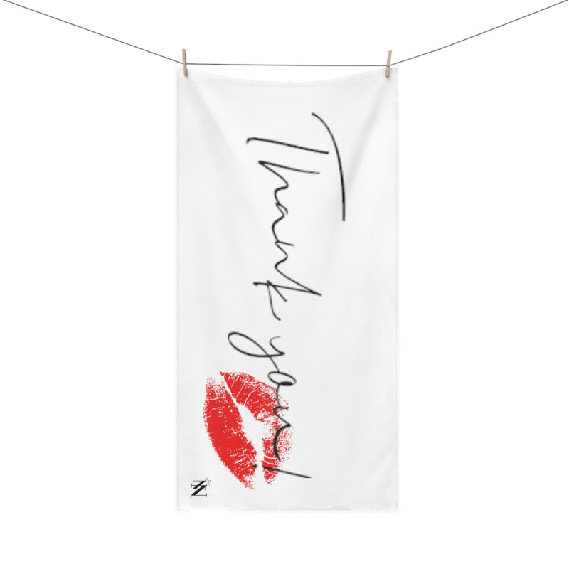 Thank You Kiss | Mix & Match Naughty XL Fun-Flirty Lovers’ Towels