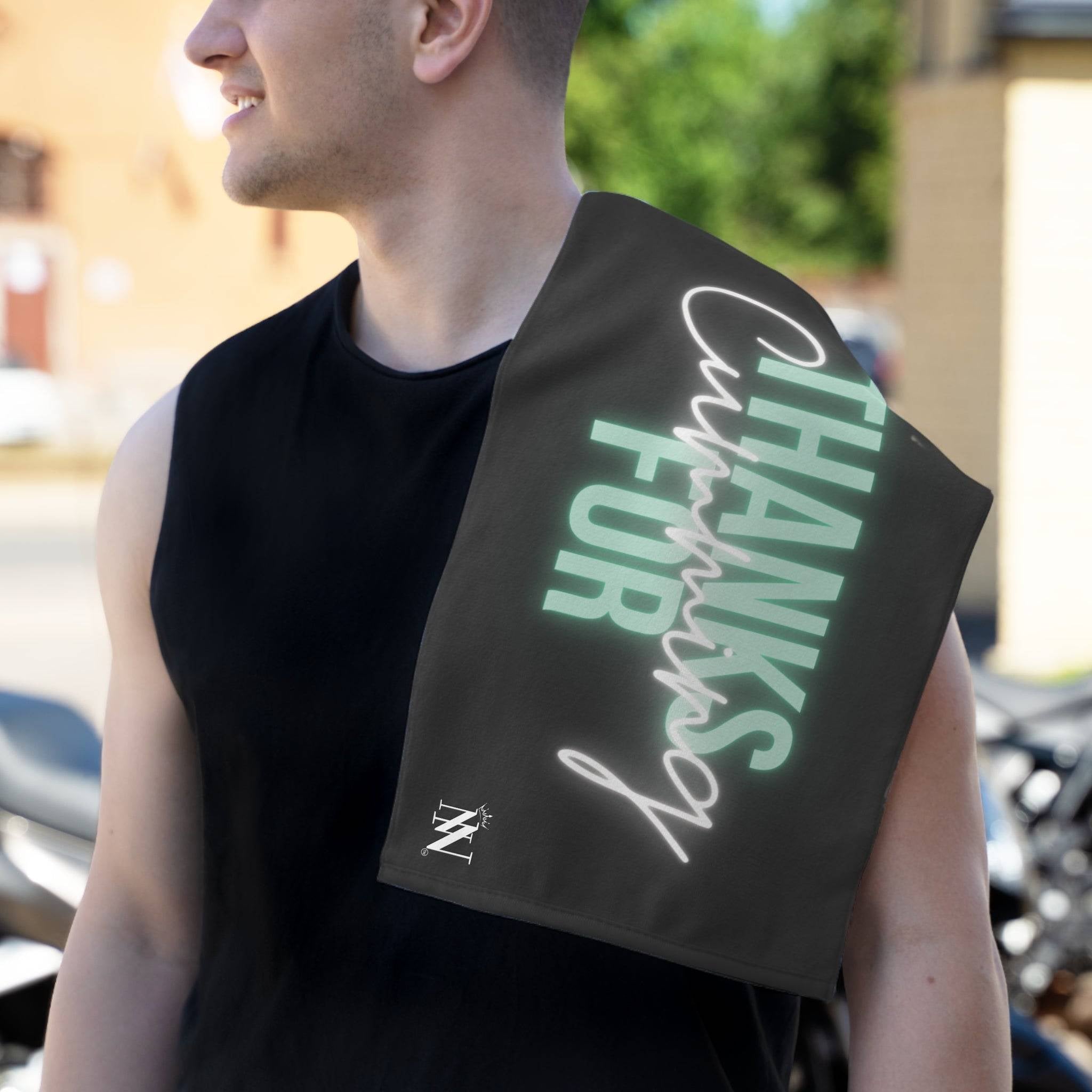 Thanks for Cumming | Mix & Match Soft Fun-Flirty Lovers’ Towels