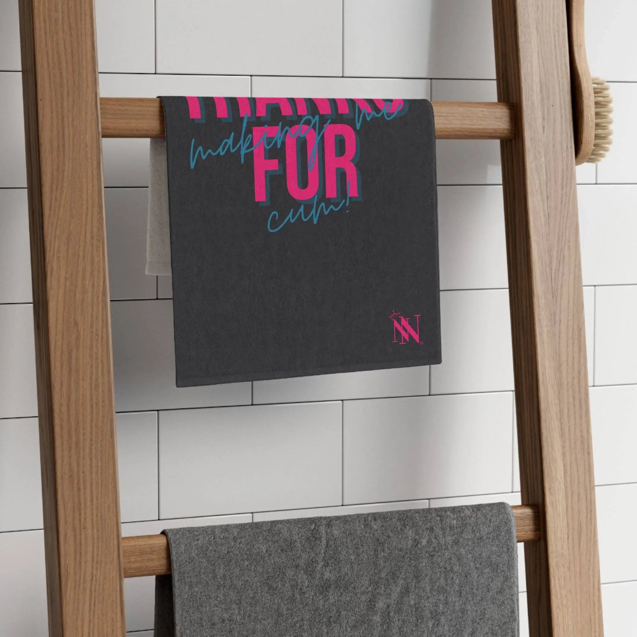 Thanks for Making Me Cum! | Mix & Match Soft Fun-Flirty Lovers’ Towels