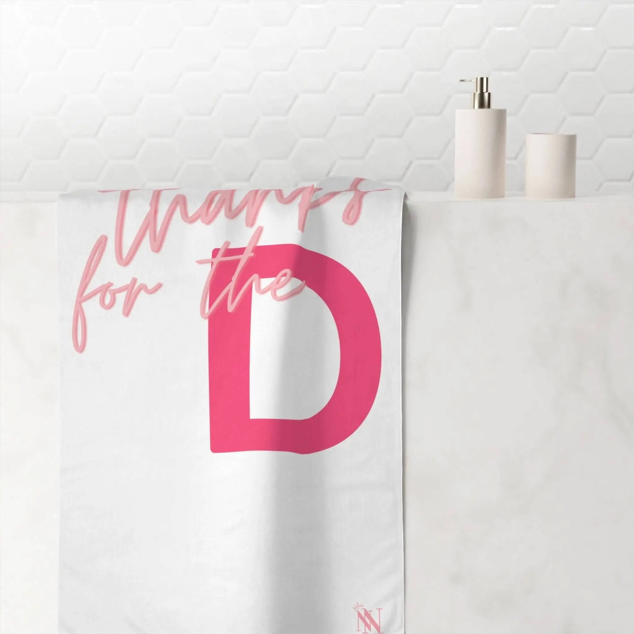 Thanks For The Big D | Mix & Match Naughty XL Fun-Flirty Lovers’ Towels